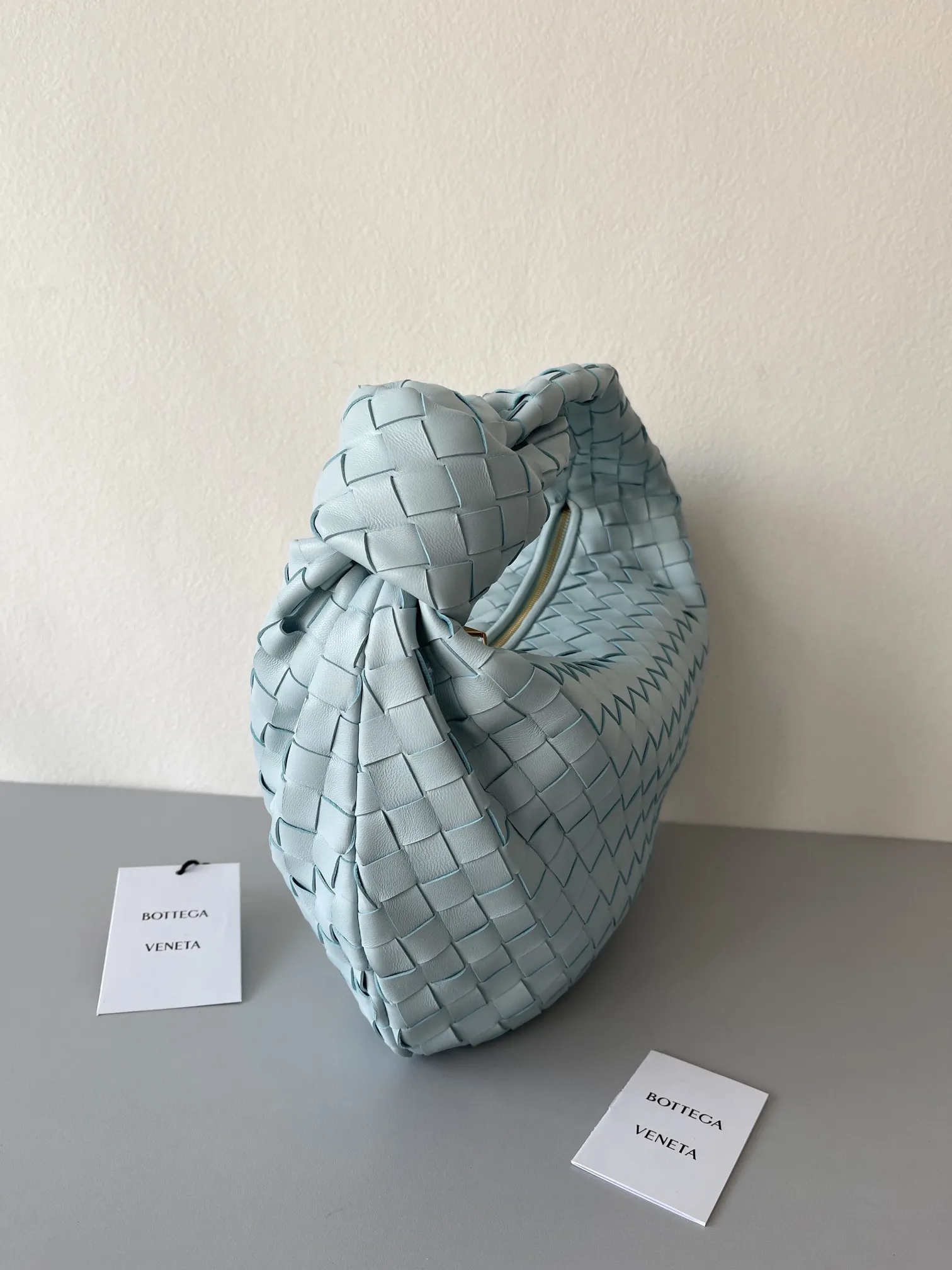 Bottega Veneta Small Jodie Teal Washed 690225 - Image 3