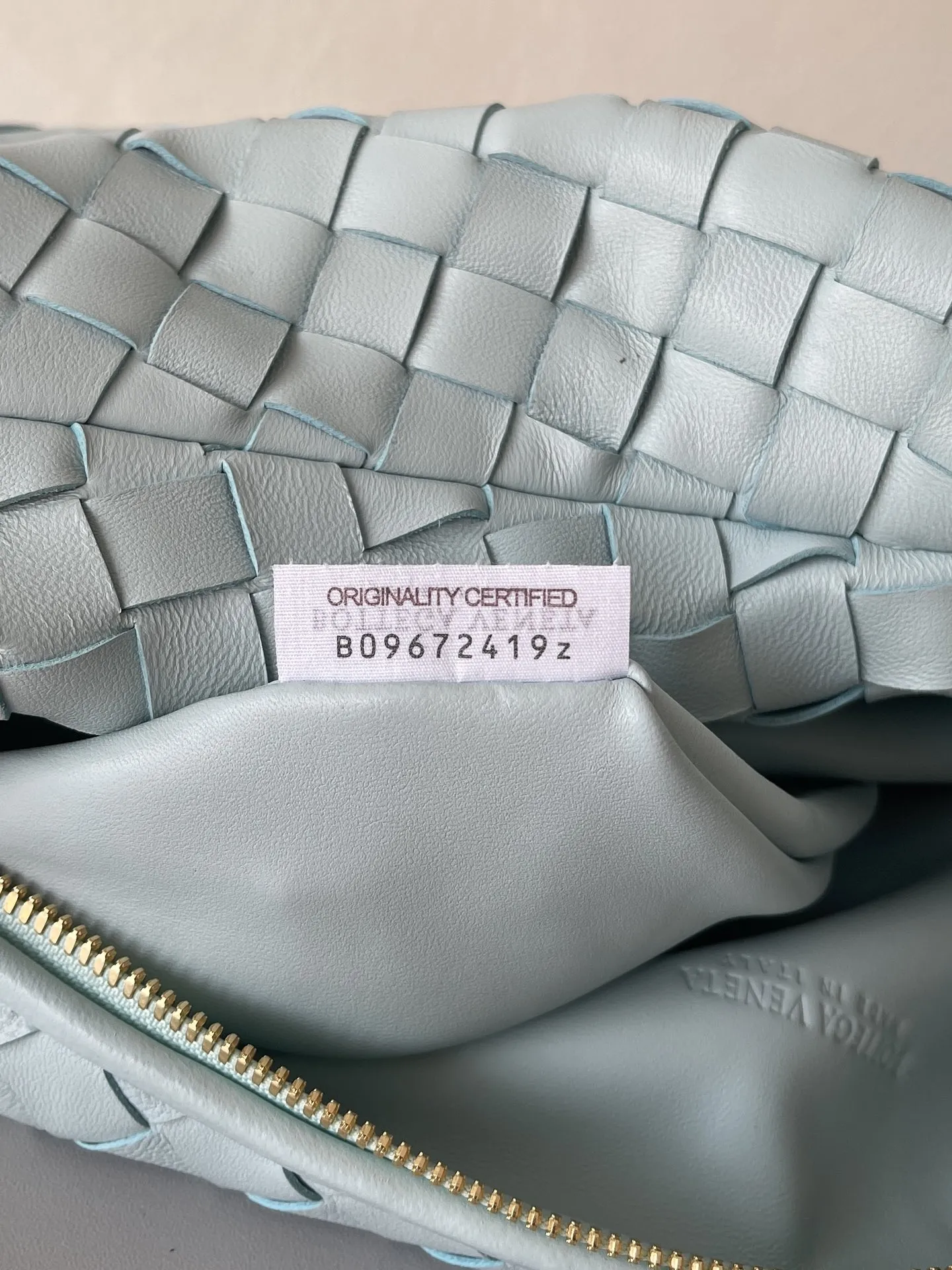 Bottega Veneta Small Jodie Teal Washed 690225 - Image 8