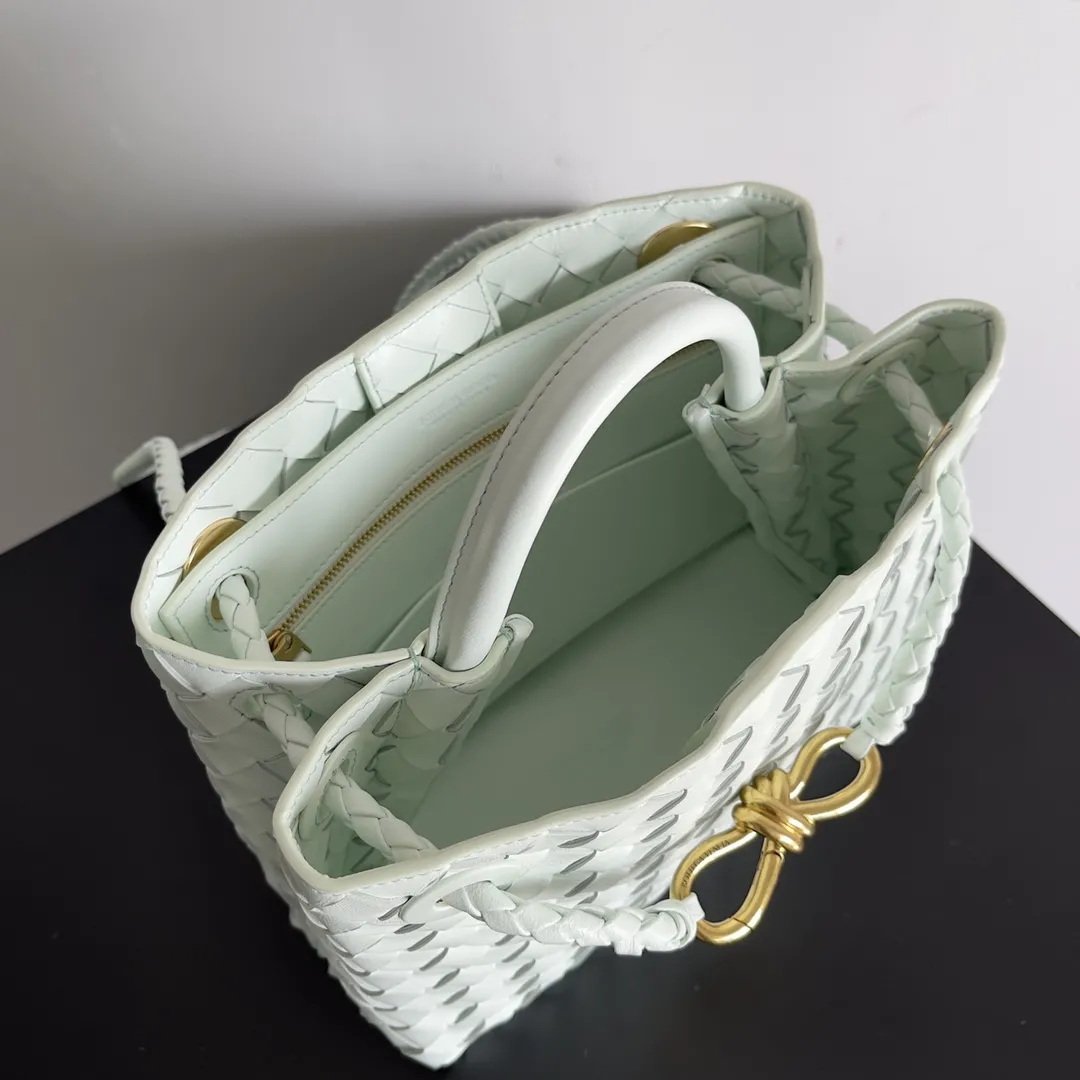 Bottega Veneta Small Andiamo White 766014 - Image 10