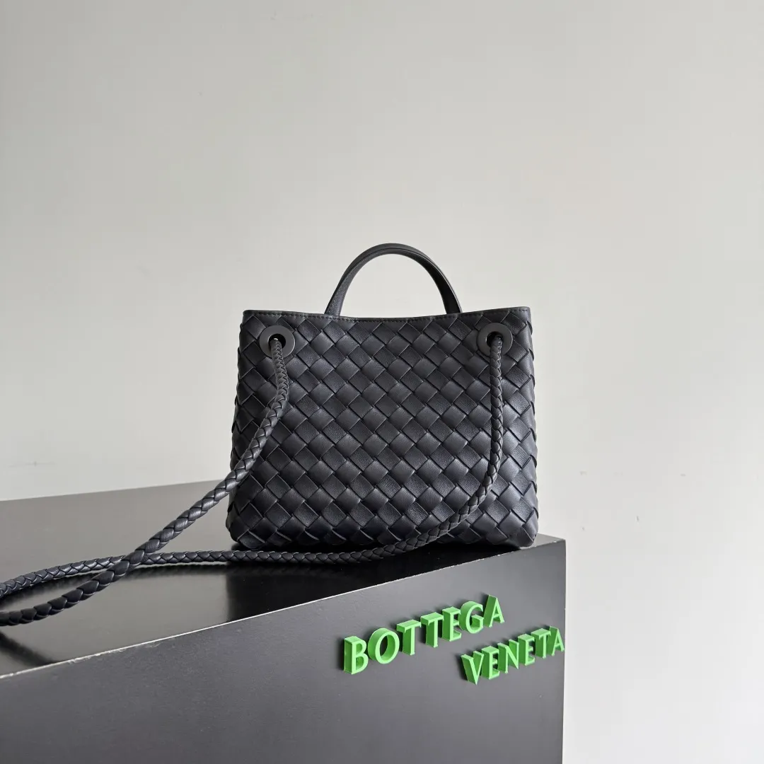 Bottega Veneta Small Andiamo Black Gold 766014 - 图片 3