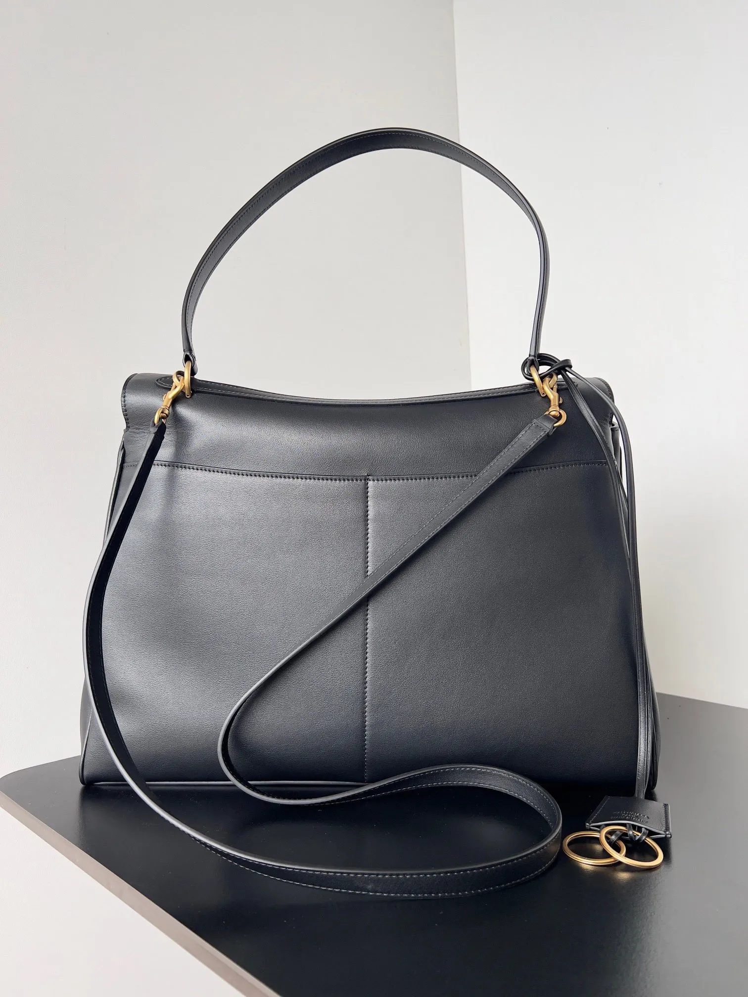 Balenciaga Women's Rodeo Handbag Large in Black 789744 - 图片 3