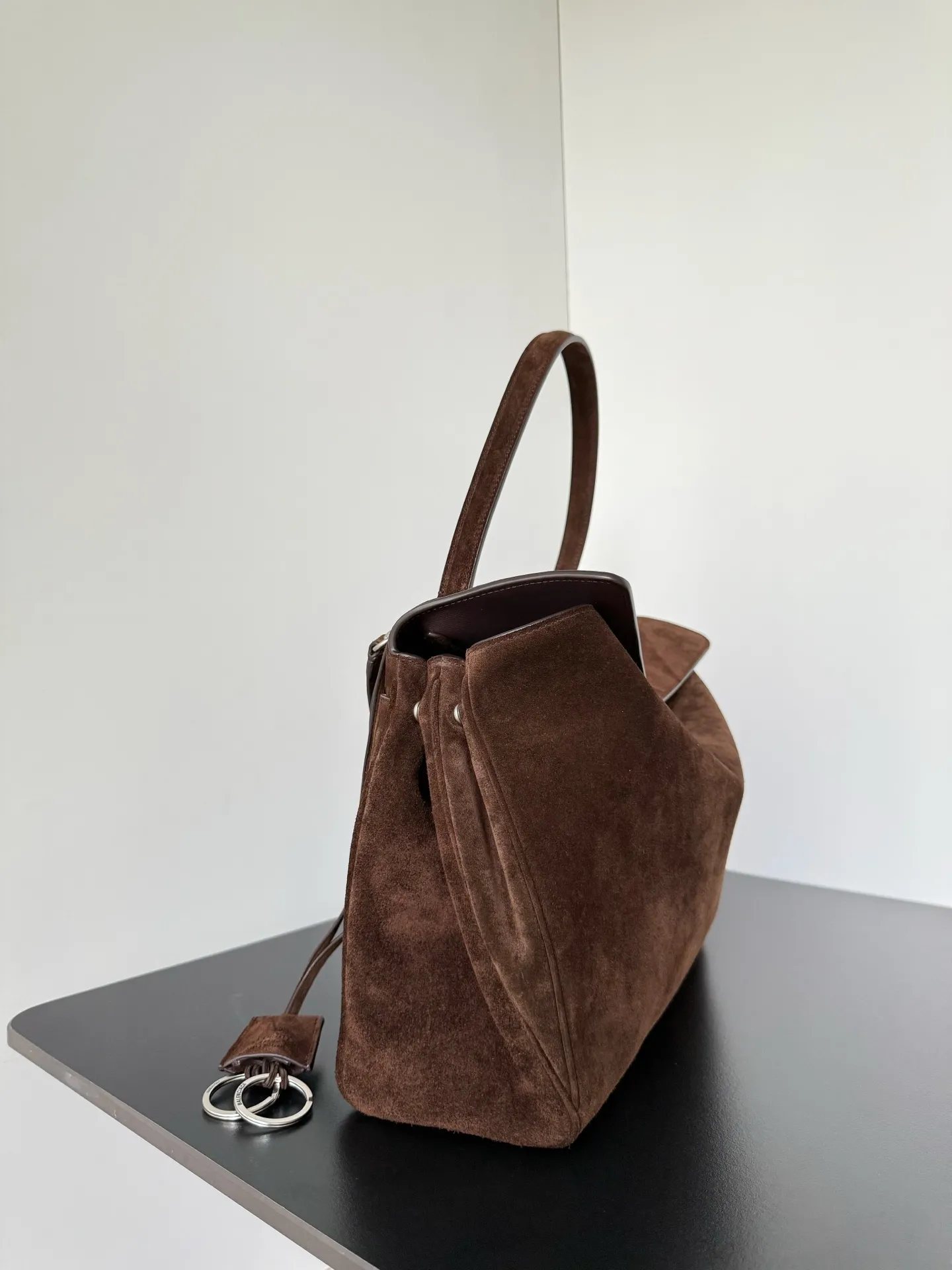 Balenciaga Women's Rodeo Handbag Medium in Light Espresso 789772 - Image 4