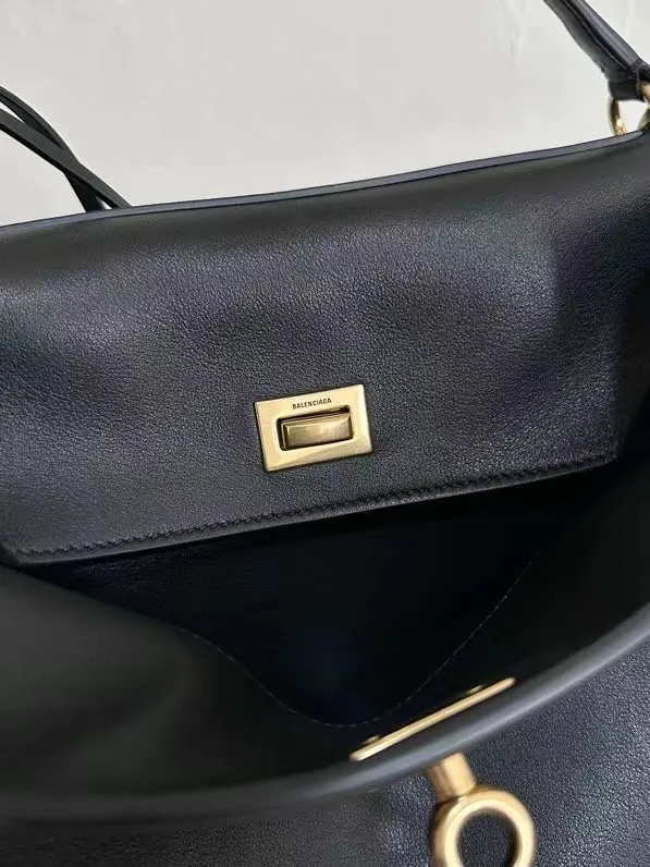 Balenciaga Women's Rodeo Handbag Medium in Black 789772 - Image 5
