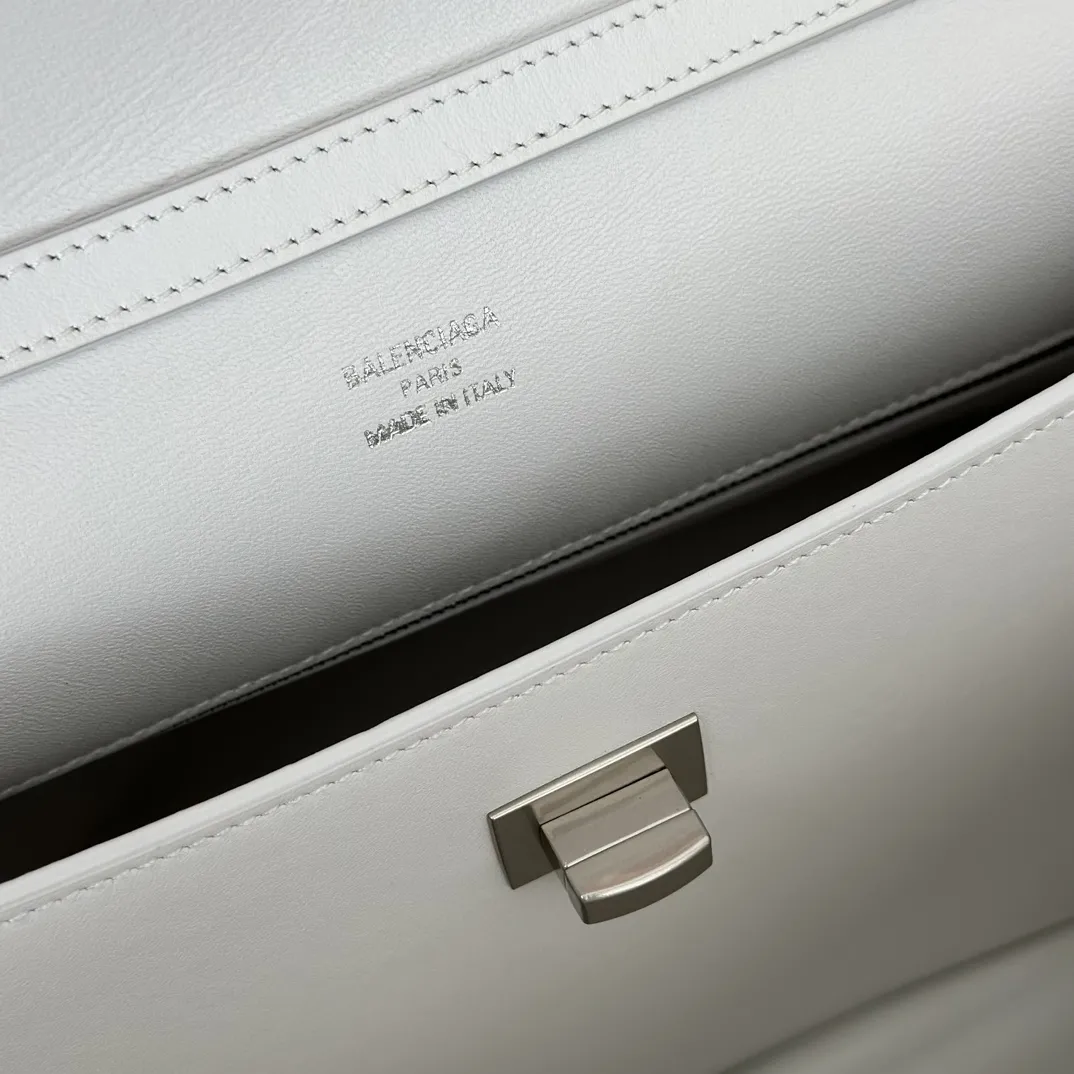 Balenciaga Women's Rodeo Handbag Medium in White 789772 - 图片 10