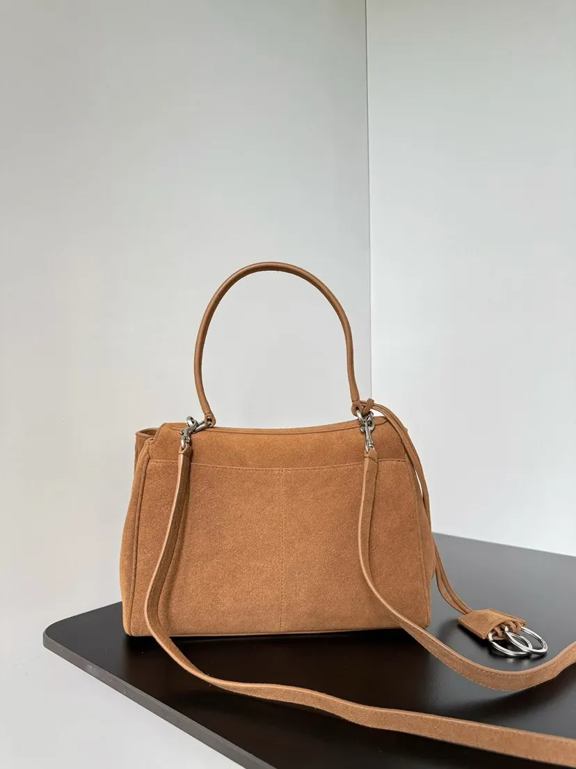 Balenciaga Women's Rodeo Handbag Small in Camel 789779 - Image 3