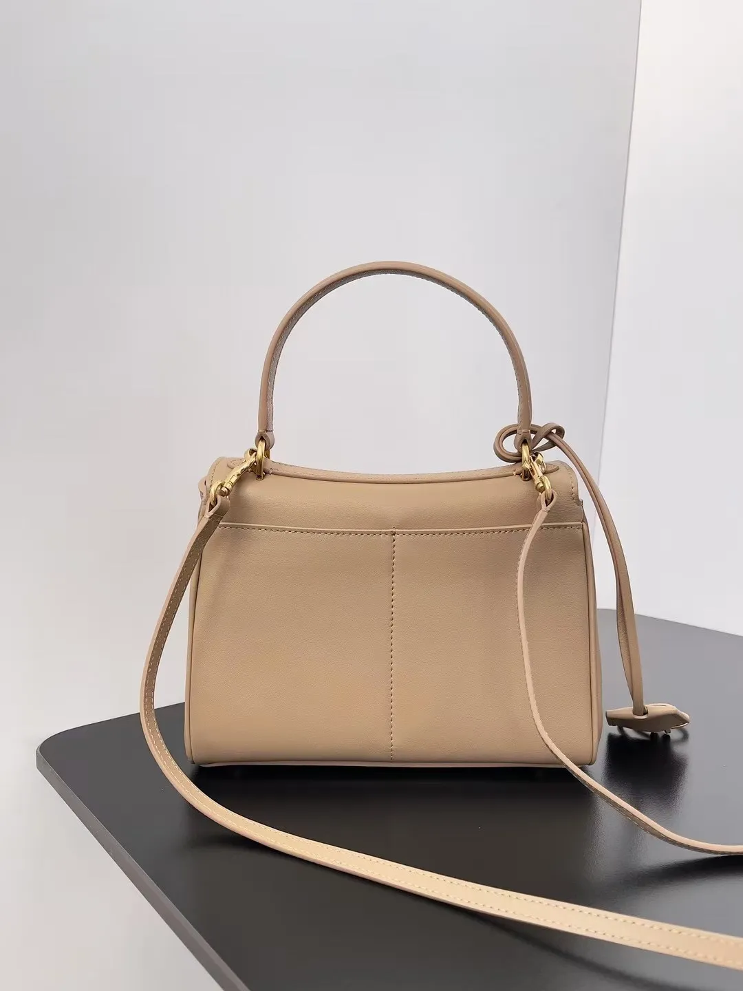 Balenciaga Women's Rodeo Handbag Mini in Latte 795456 - Image 3