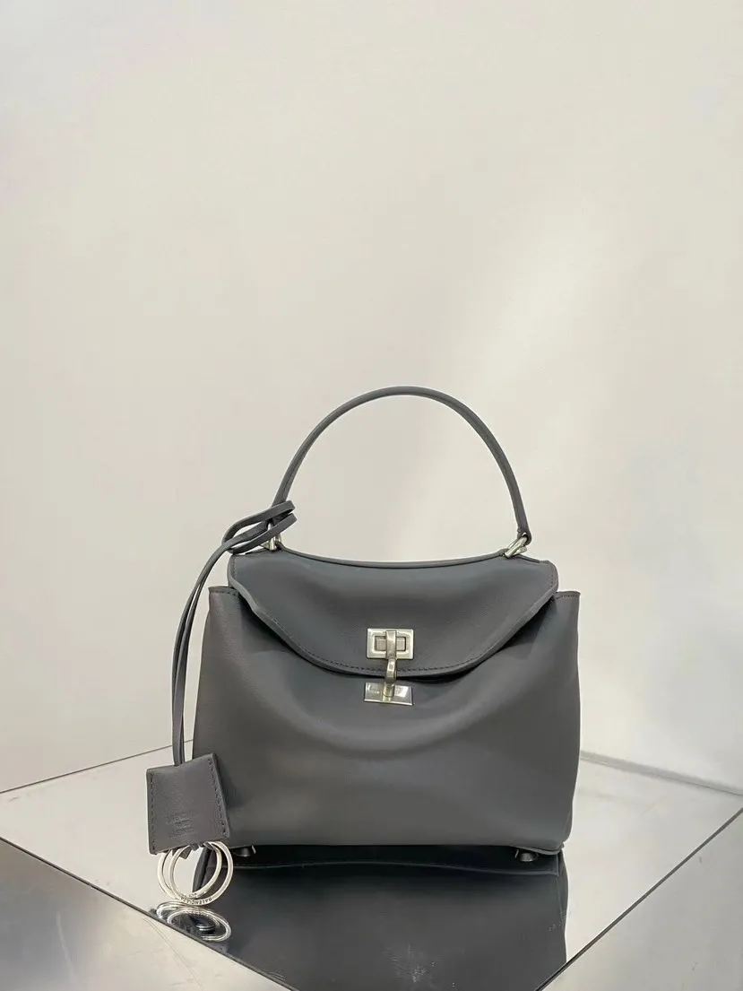 Alternative view of Balenciaga Women's Rodeo Handbag Mini in Grey 795456