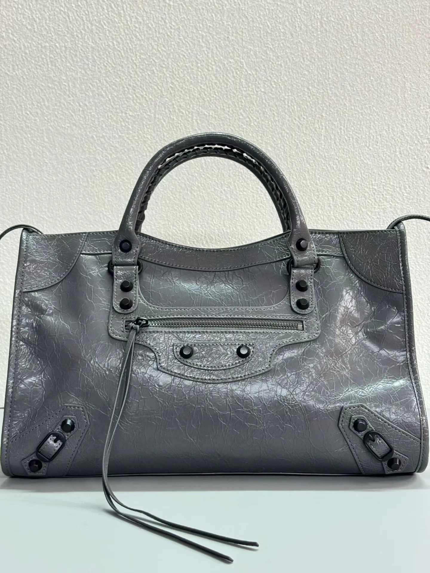 Alternative view of Balenciaga Le City Bag Small in Volcanic Rock 811442