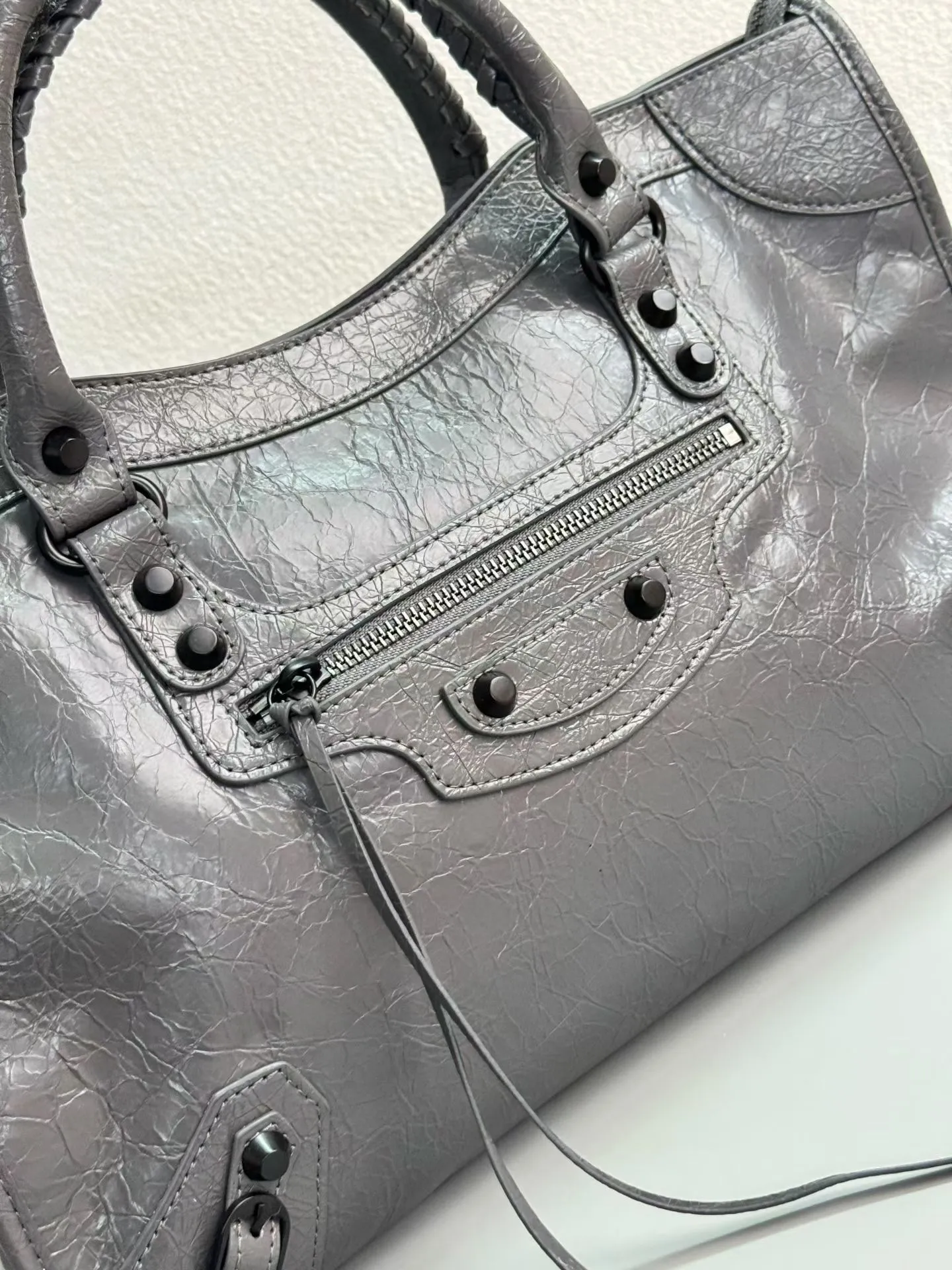 Balenciaga Le City Bag Small in Volcanic Rock 811442 - Image 4