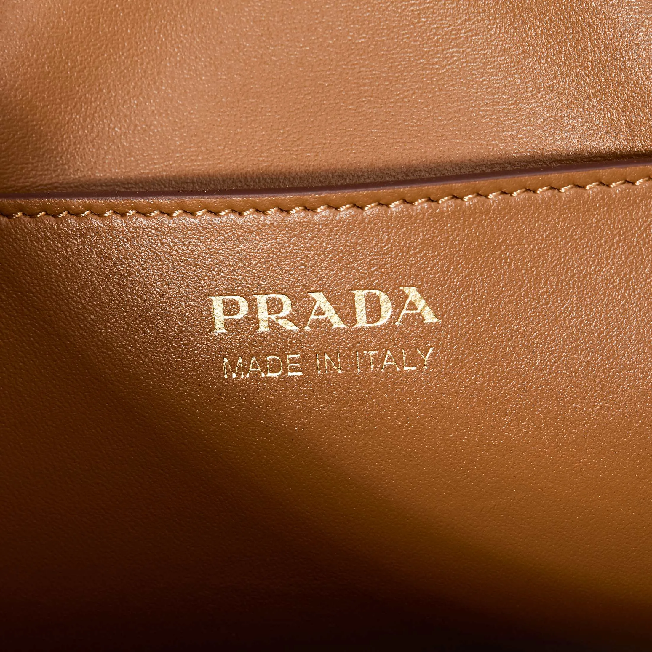Prada Buckle Leather Bucket Bag With Belt 1BE085 - Image 9