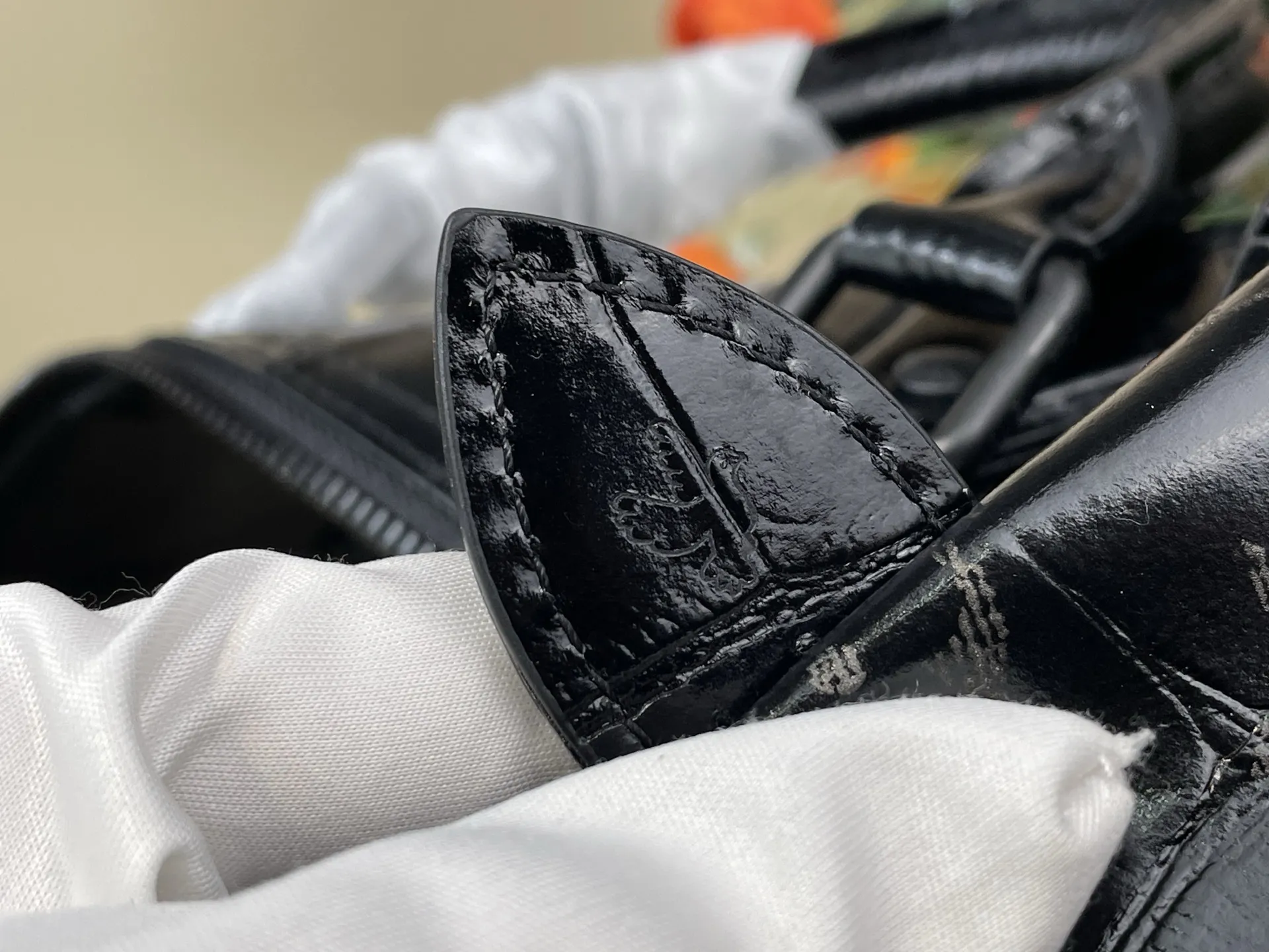 Louis Vuitton Speedy P9 Bandouli??re 30 Monogram Crocodile-Embossed Cowhide M11064 - 图片 11