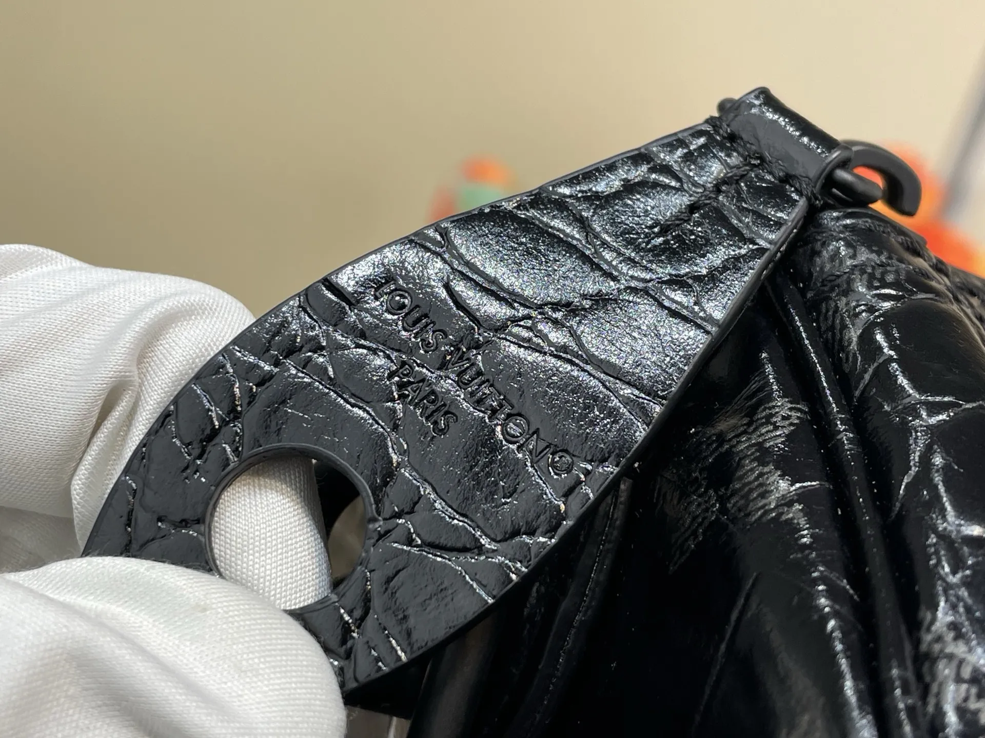 Louis Vuitton Speedy P9 Bandouli??re 30 Monogram Crocodile-Embossed Cowhide M11064 - 图片 14