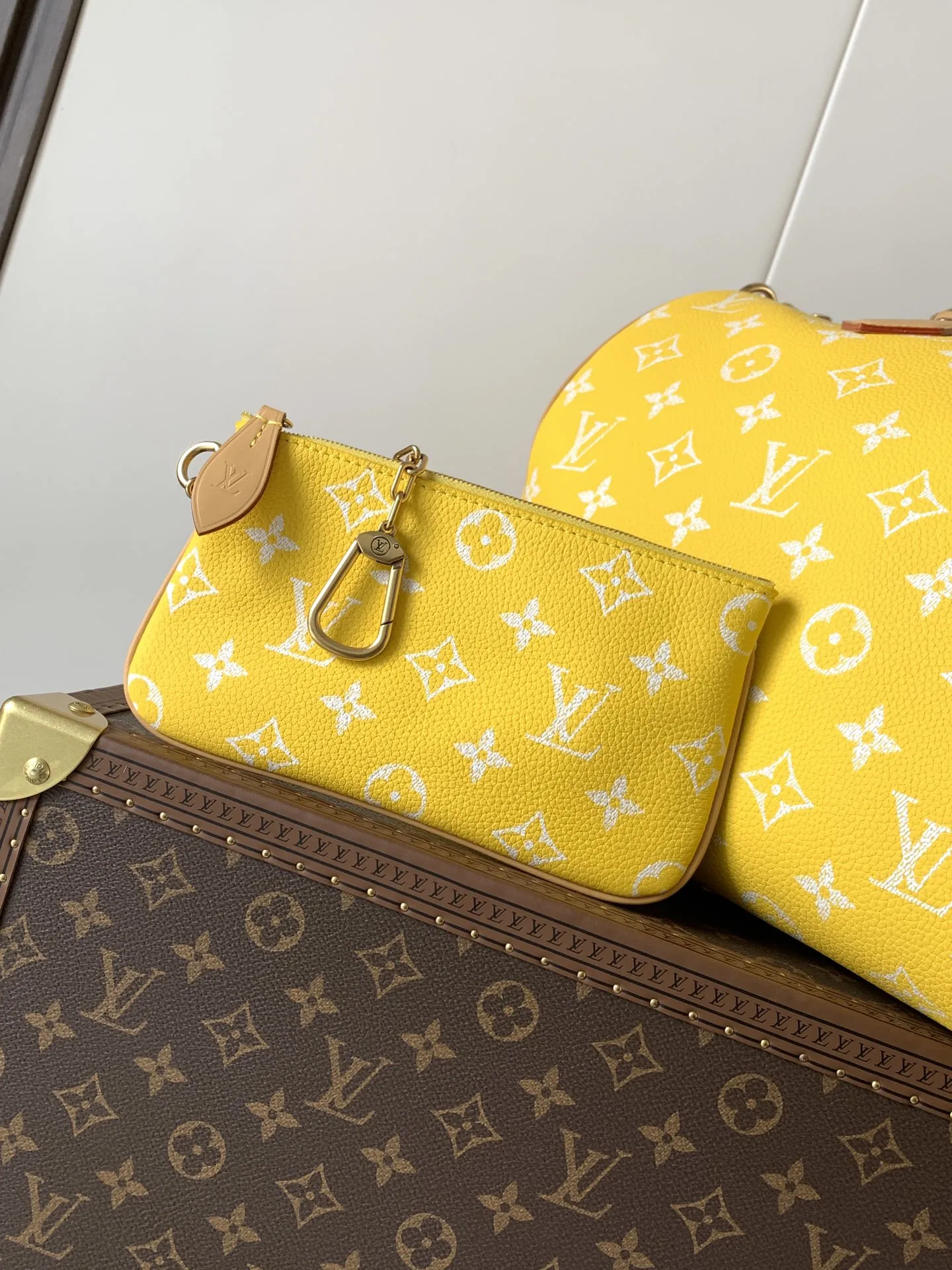 Louis Vuitton Speedy P9 Bandouli??re 40 Monogram Ostrich-Embossed Cowhide M24417 - 图片 8