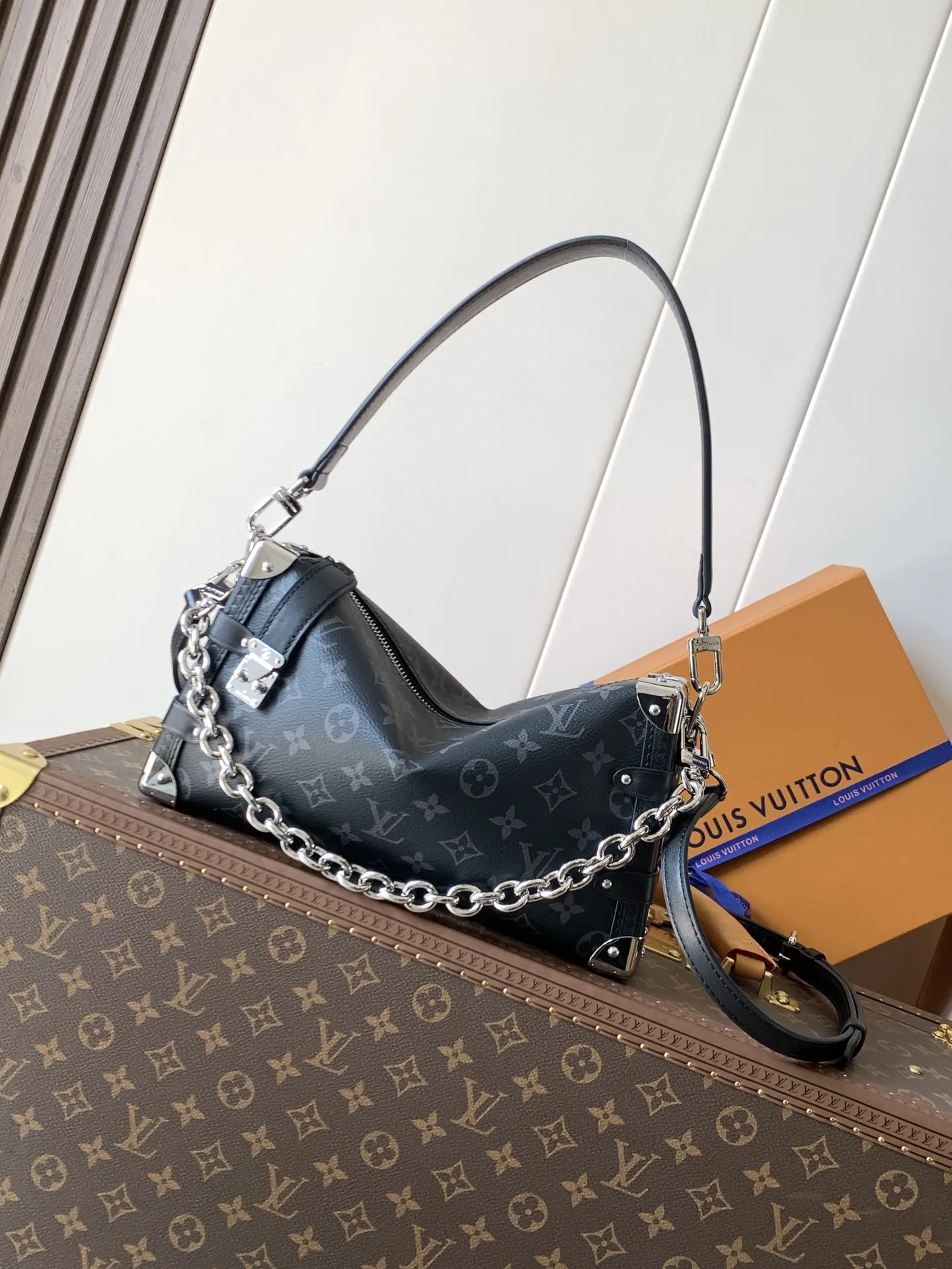 Alternative view of Louis Vuitton Side Trunk MM East West M26226