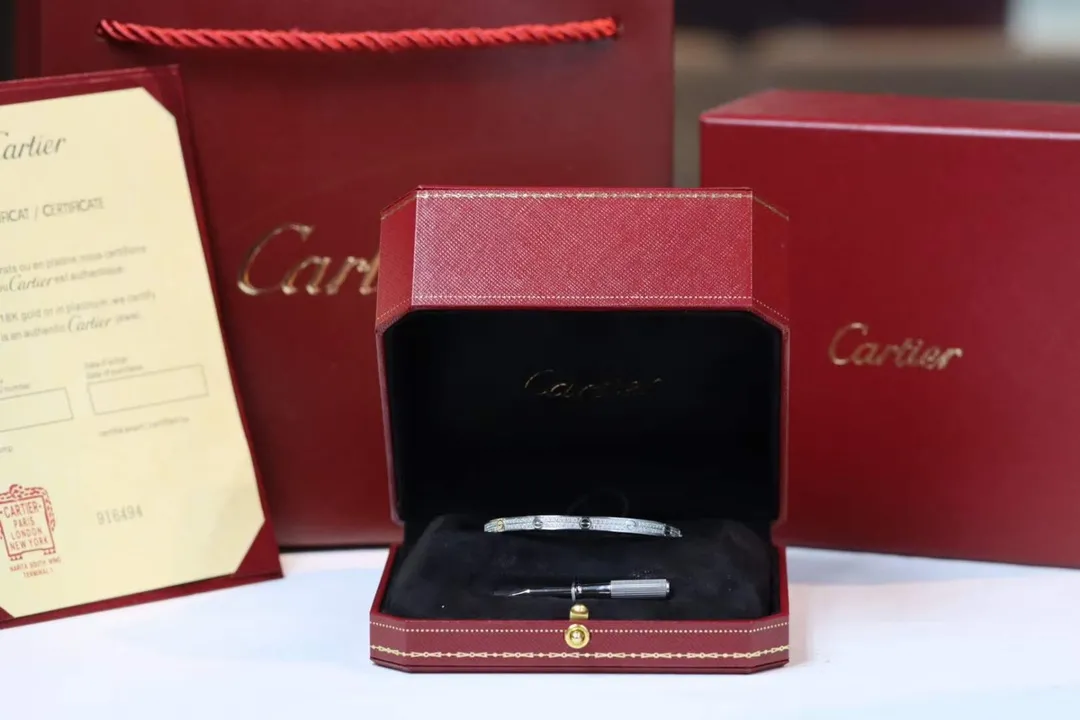Cartier Love bracelet, small model, paved N6726517 - 图片 4