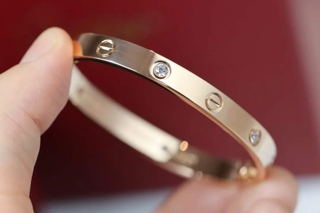 Cartier Love bracelet, classic model, 4 diamonds B6069917 - 图片 5