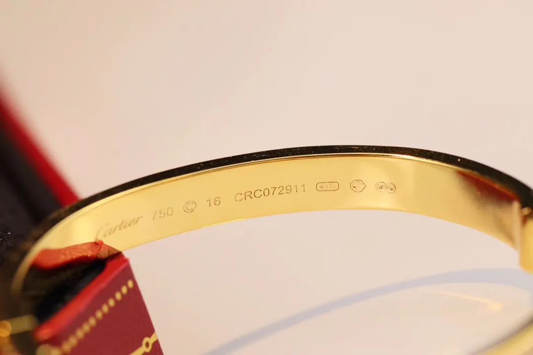 Cartier Love bracelet, classic model, paved, 10 diamonds N6727317 - Image 10