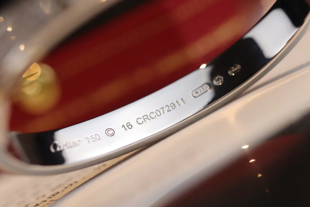Cartier Love bracelet, classic model, paved N6727017 - Image 5