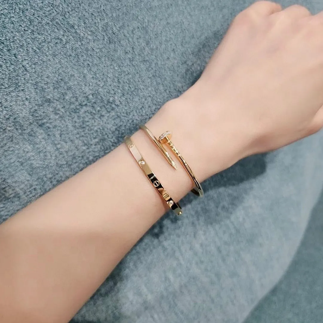 Cartier Juste un Clou bracelet, classic model, diamonds B6048617 - Image 9