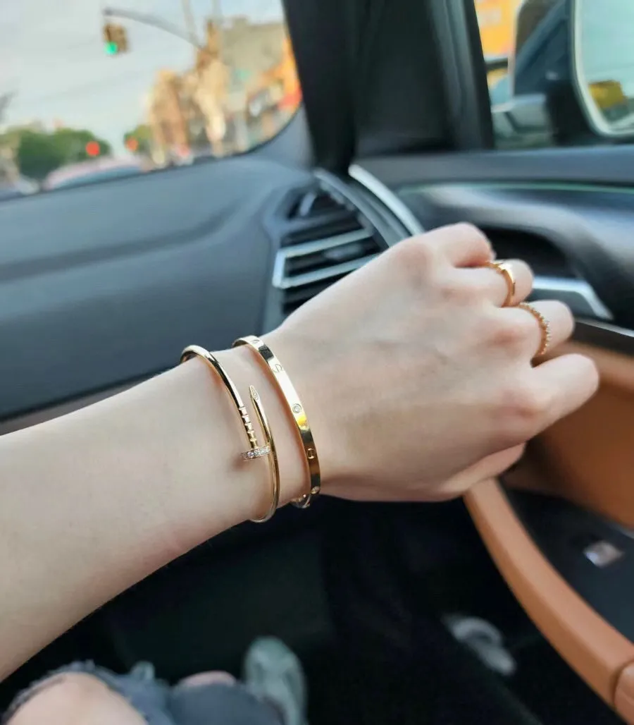 Cartier Juste un Clou bracelet, classic model, diamonds B6048617 - Image 8