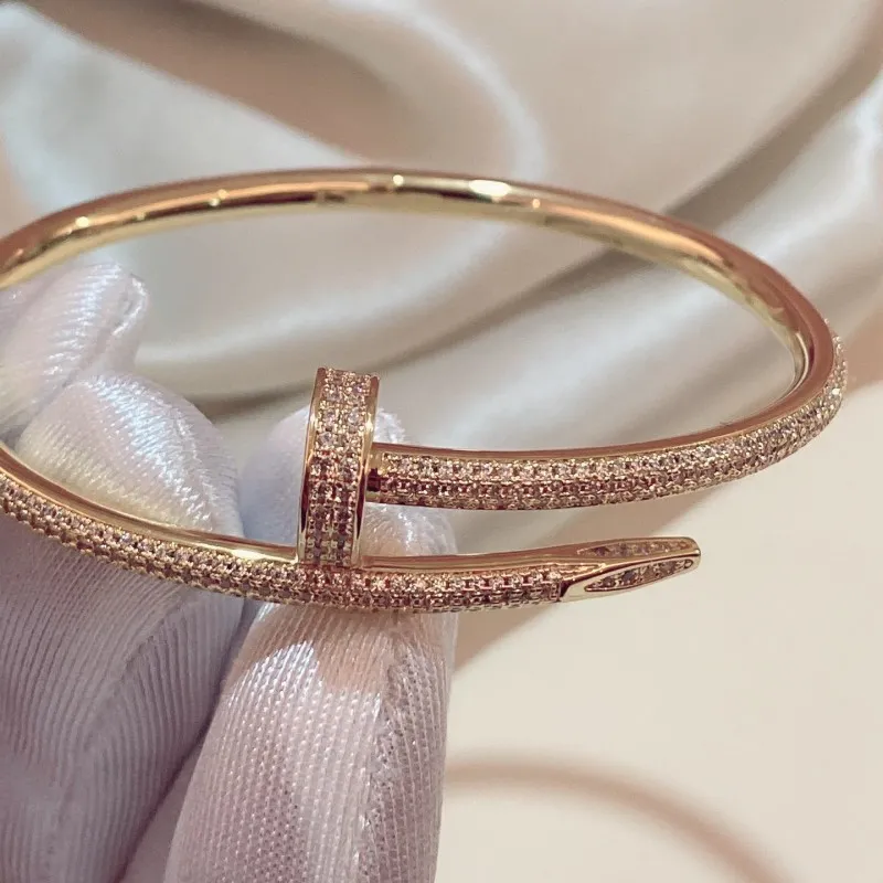 Cartier Juste un Clou bracelet, classic model, semi-paved N6702117 - 图片 4