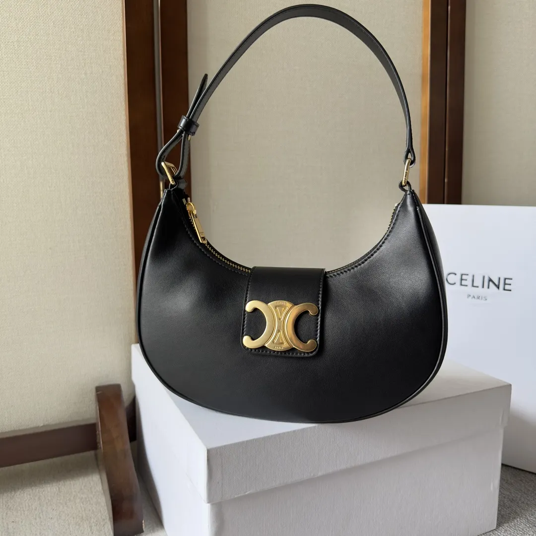 Alternative view of Celine MEDIUM AVA TRIOMPHE BAG IN smooth Calfskin 114493