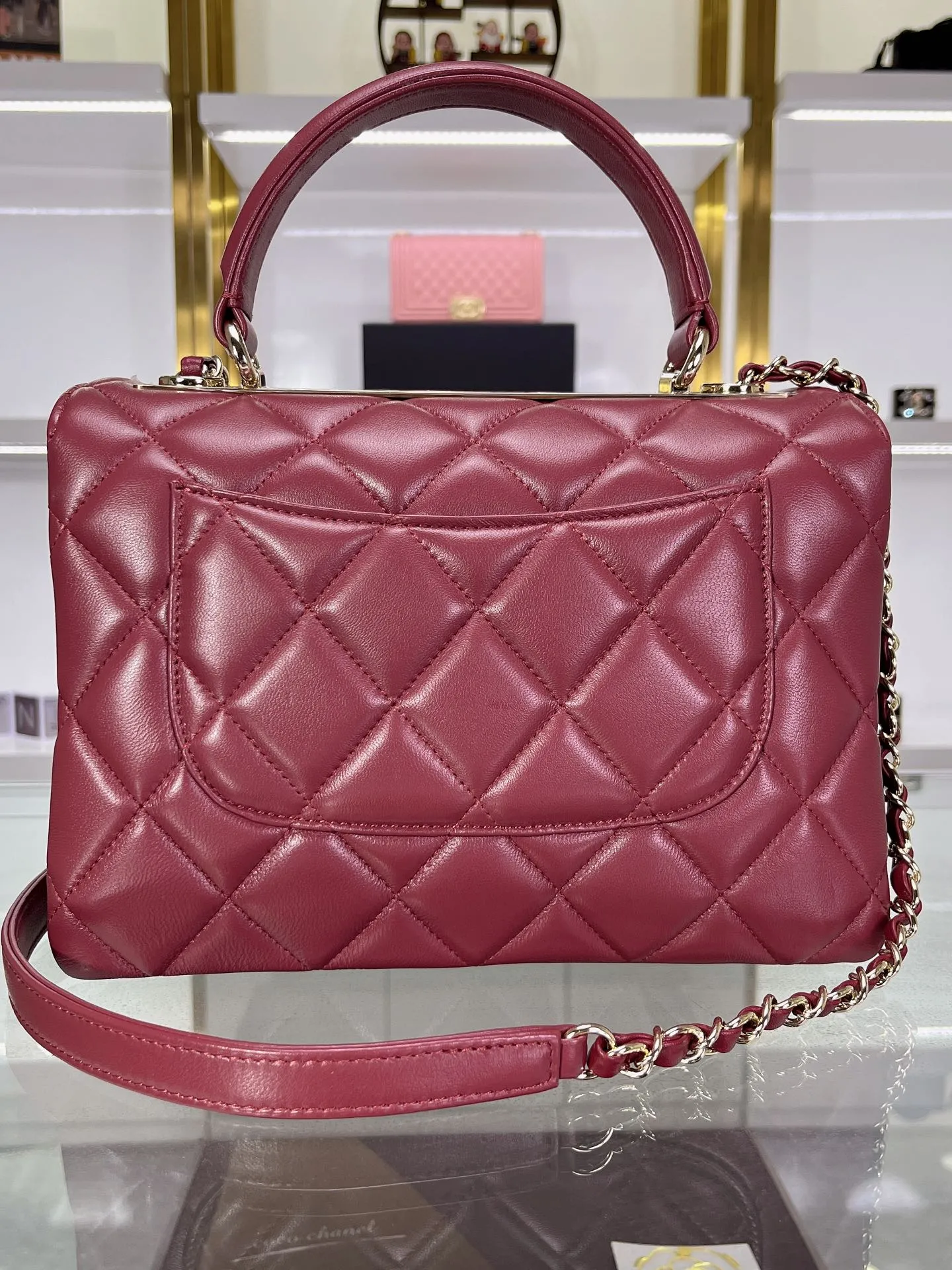 Chanel Small Quilted Lambskin Trendy CC Flap A92236 - Image 4