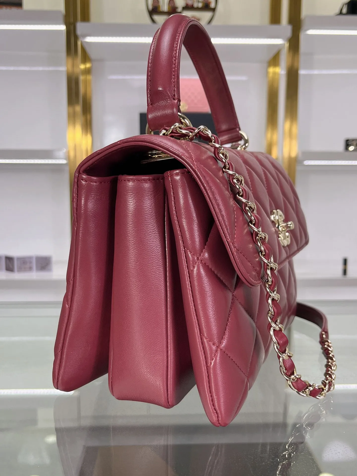 Chanel Small Quilted Lambskin Trendy CC Flap A92236 - Image 5