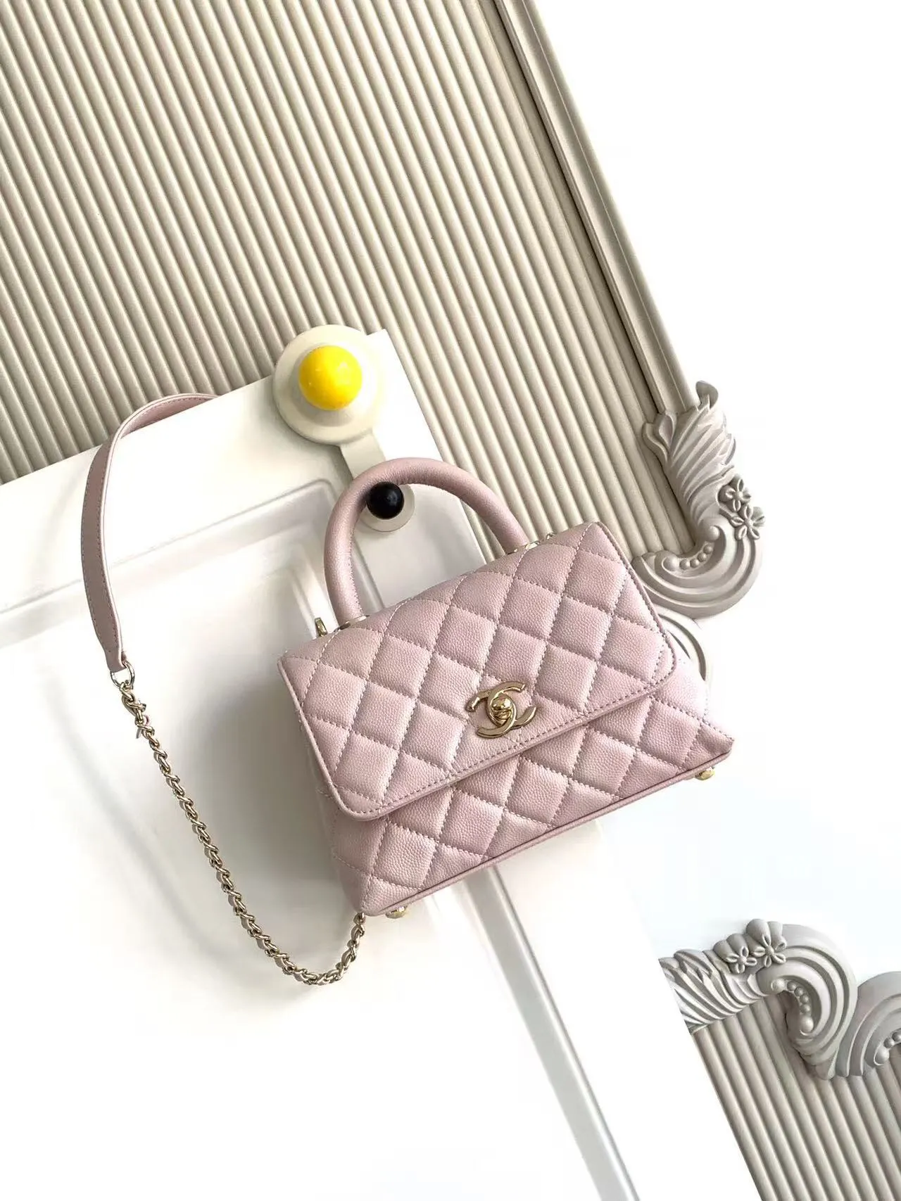 Chanel Caviar Quilted Extra Mini Coco Handle Flap AS2215 - 图片 3