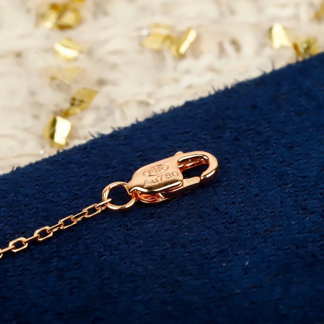 Fred Force 10 diamonds and gold bracelet 6B0225 - 图片 10