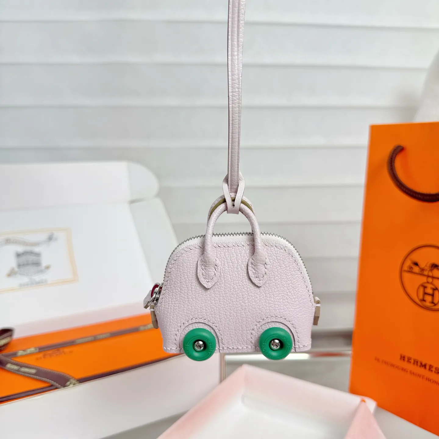 Hermes Mini Bolide On Wheels Bag H083969-001 - Image 5