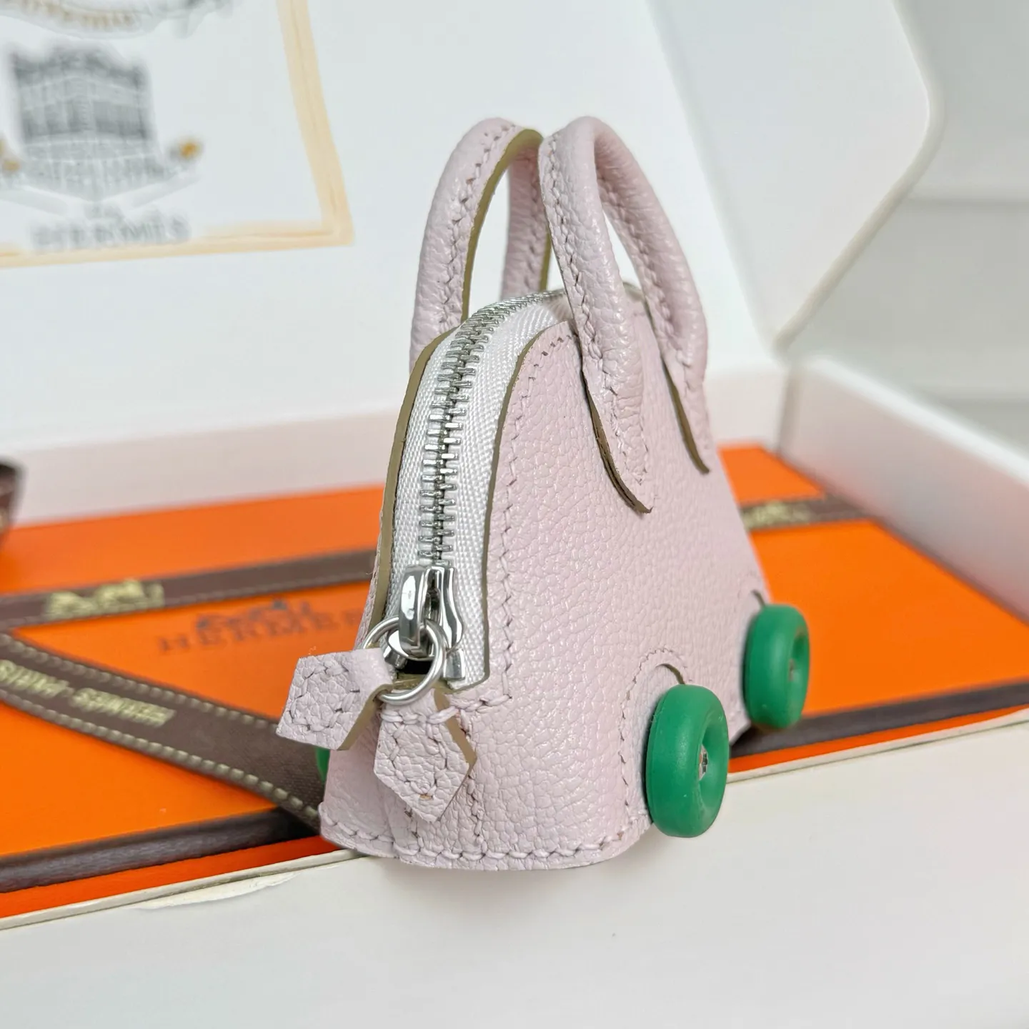 Hermes Mini Bolide On Wheels Bag H083969-001 - Image 8