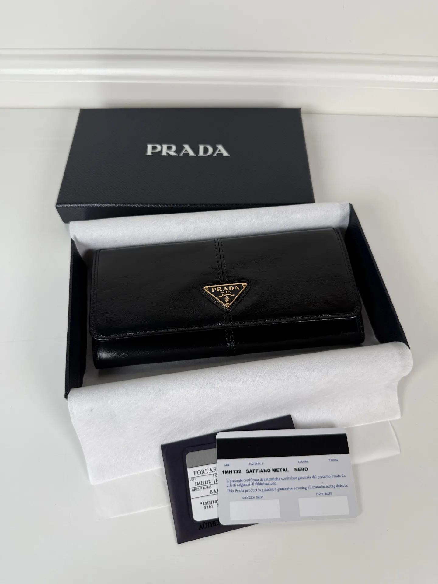 Alternative view of Prada Large Leather Wallet 1MH132