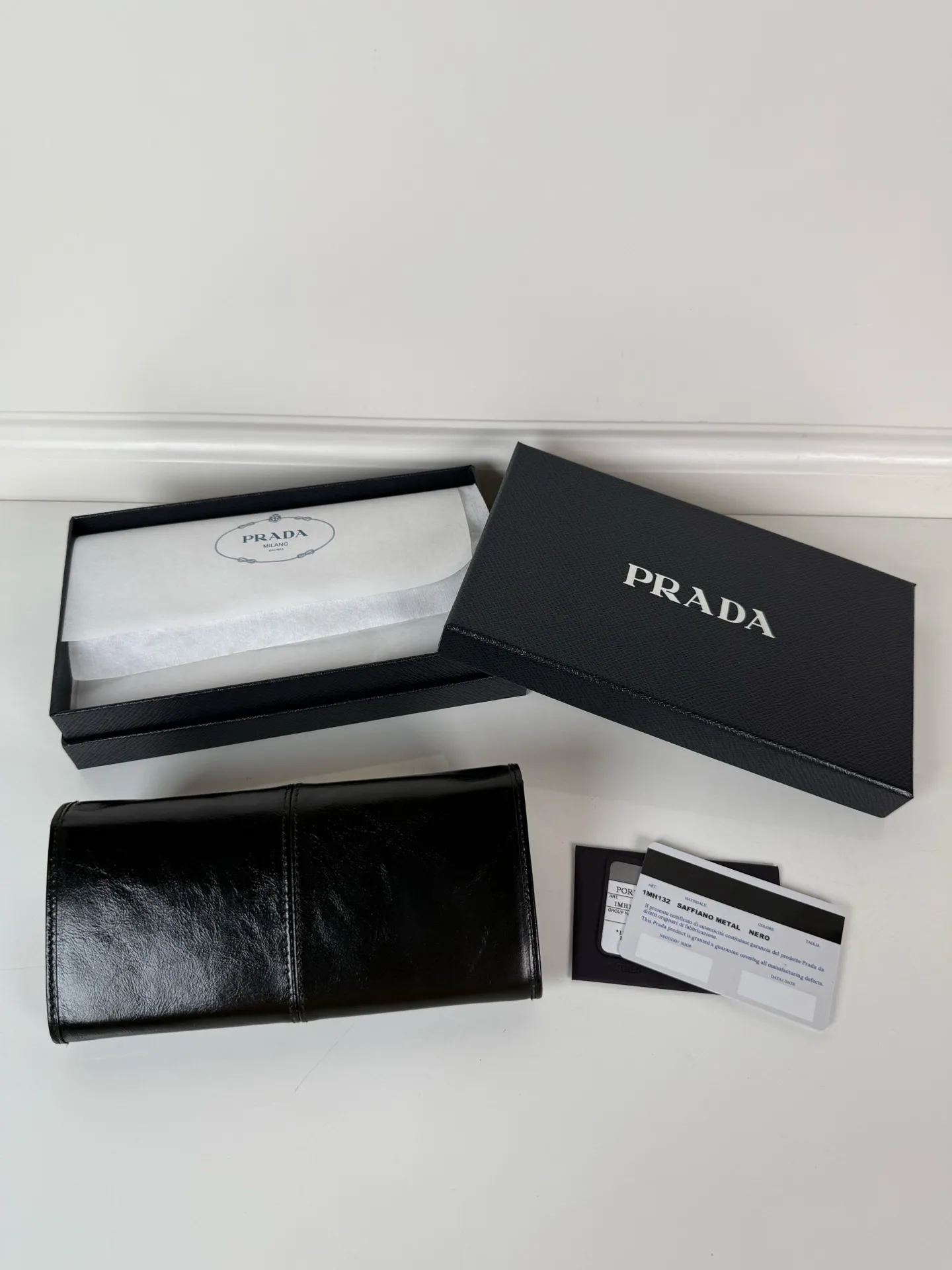 Prada Large Leather Wallet 1MH132 - Image 4