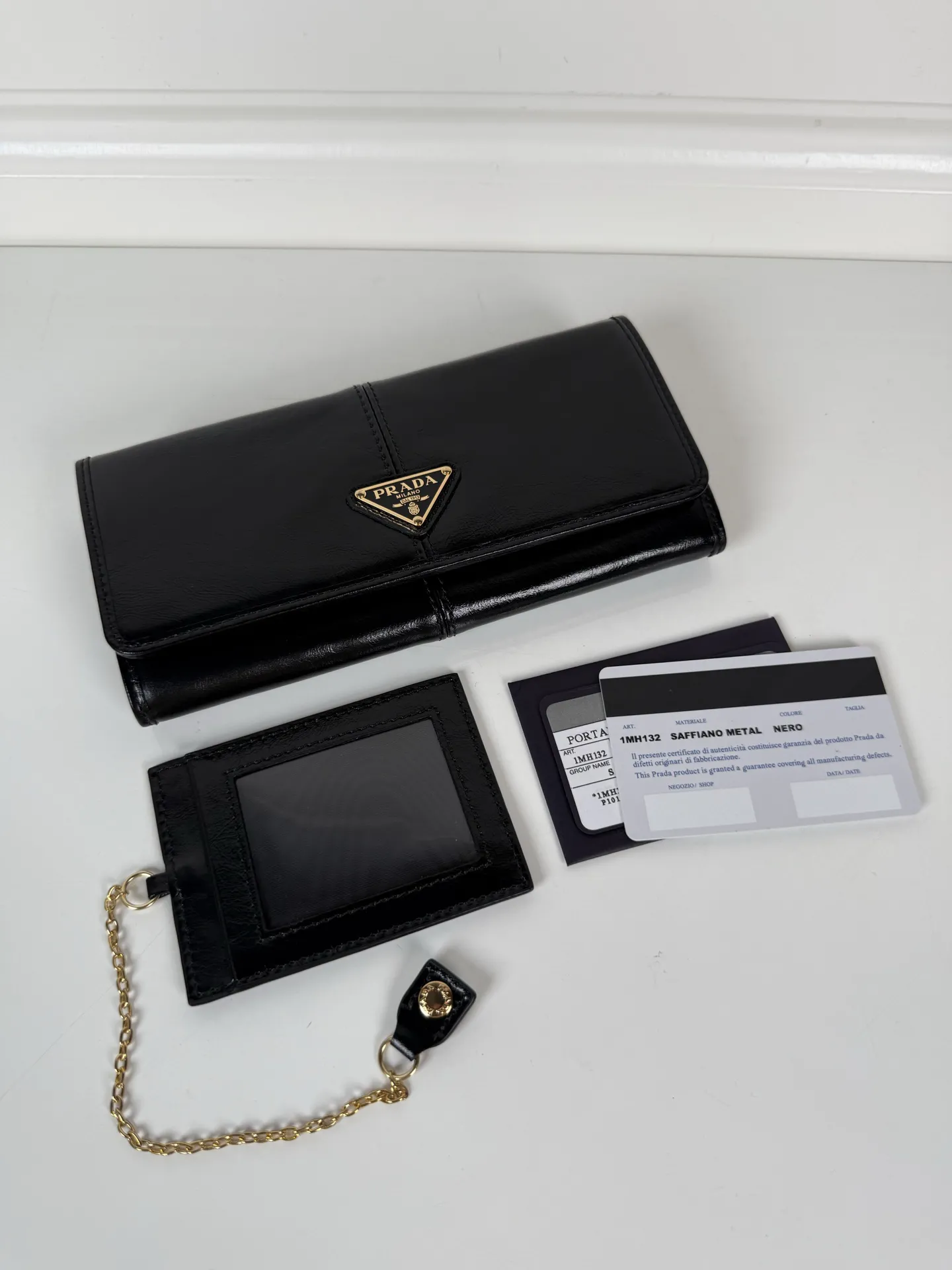 Prada Large Leather Wallet 1MH132 - Image 9