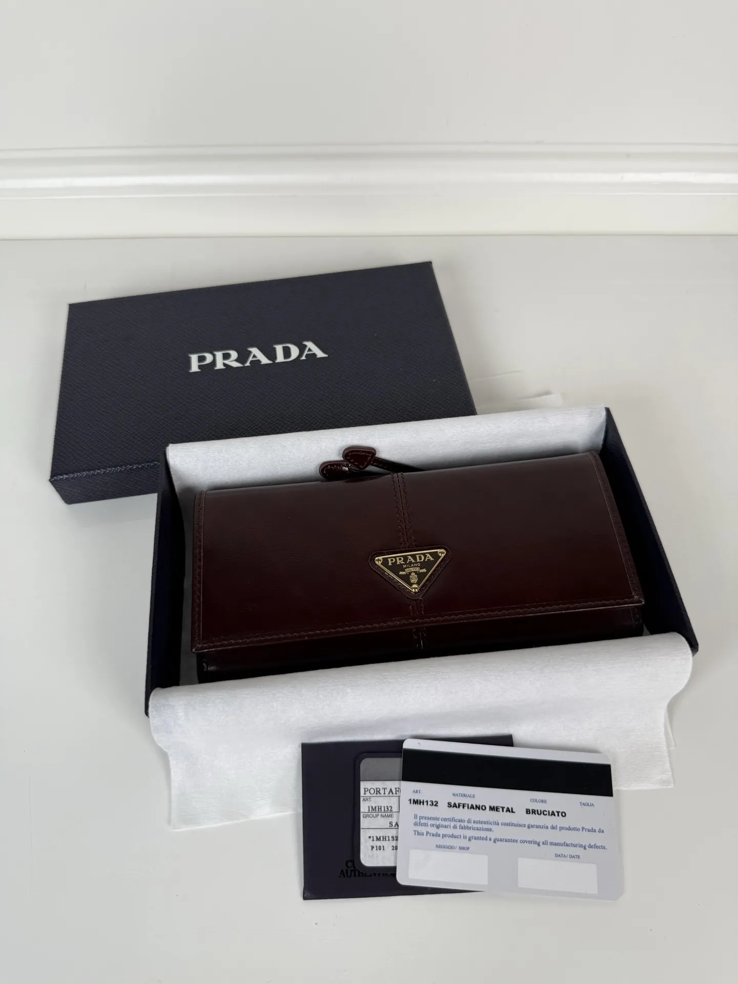 Alternative view of Prada Large Leather Wallet 1MH132