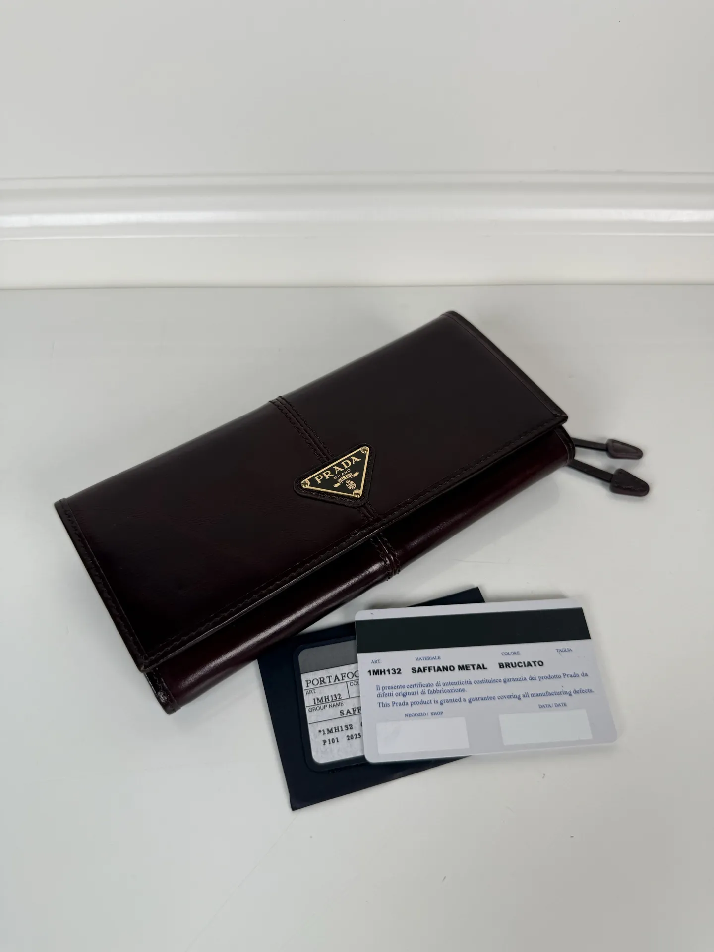 Prada Large Leather Wallet 1MH132 - Image 5