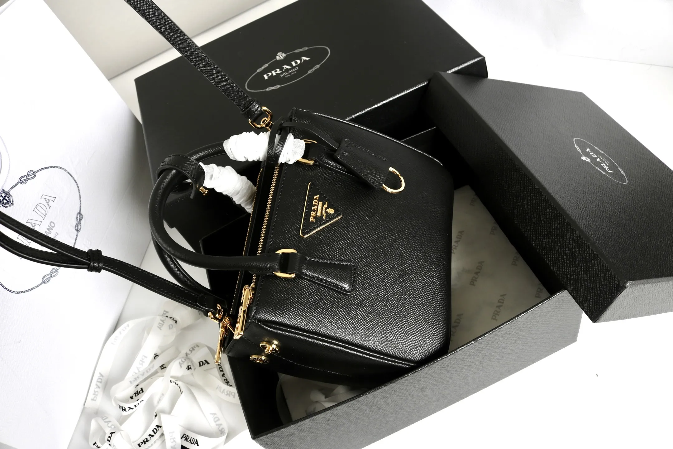 Prada Galleria mini Saffiano leather bag 1BA906 - Image 8