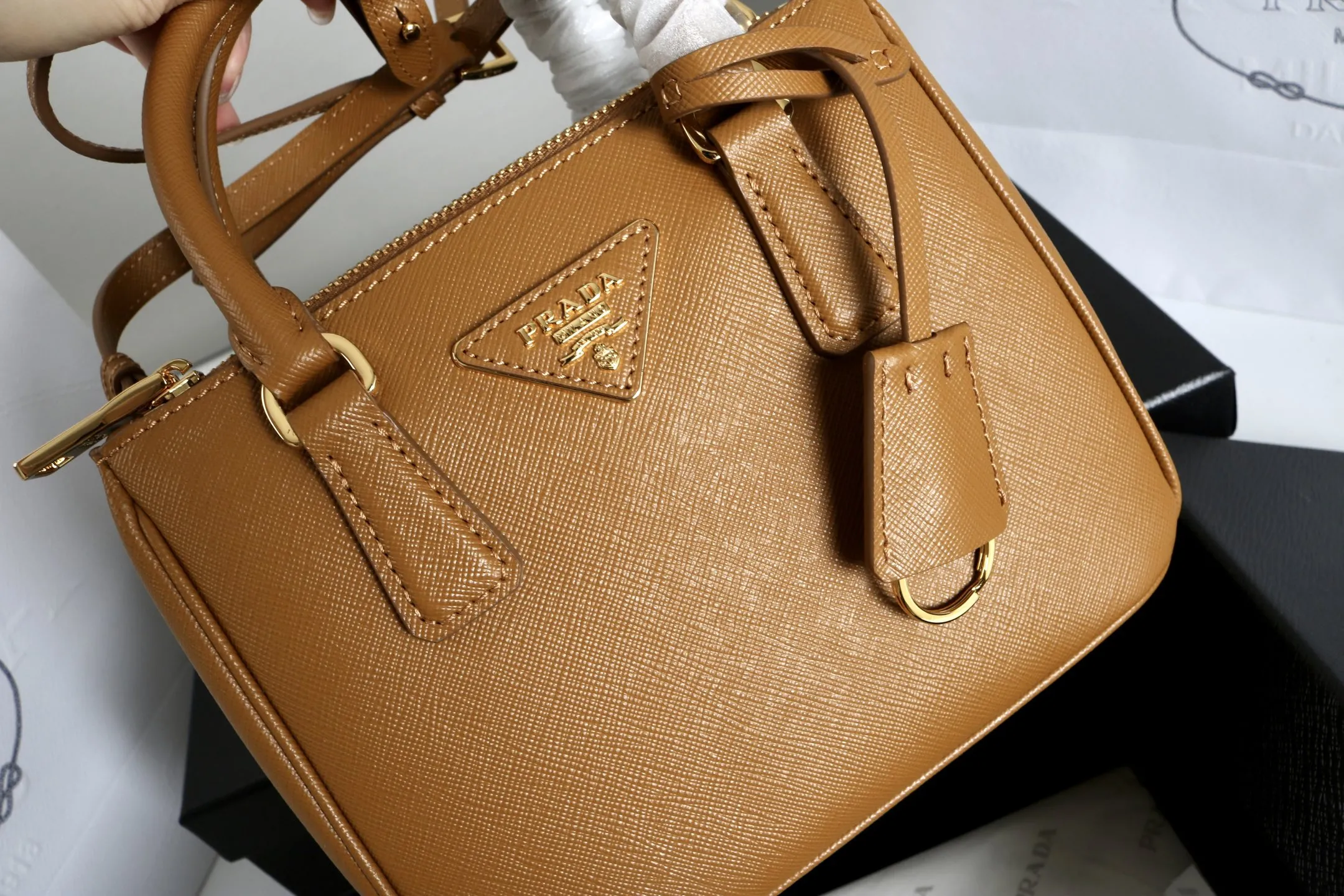 Prada Galleria mini Saffiano leather bag 1BA906 - Image 6