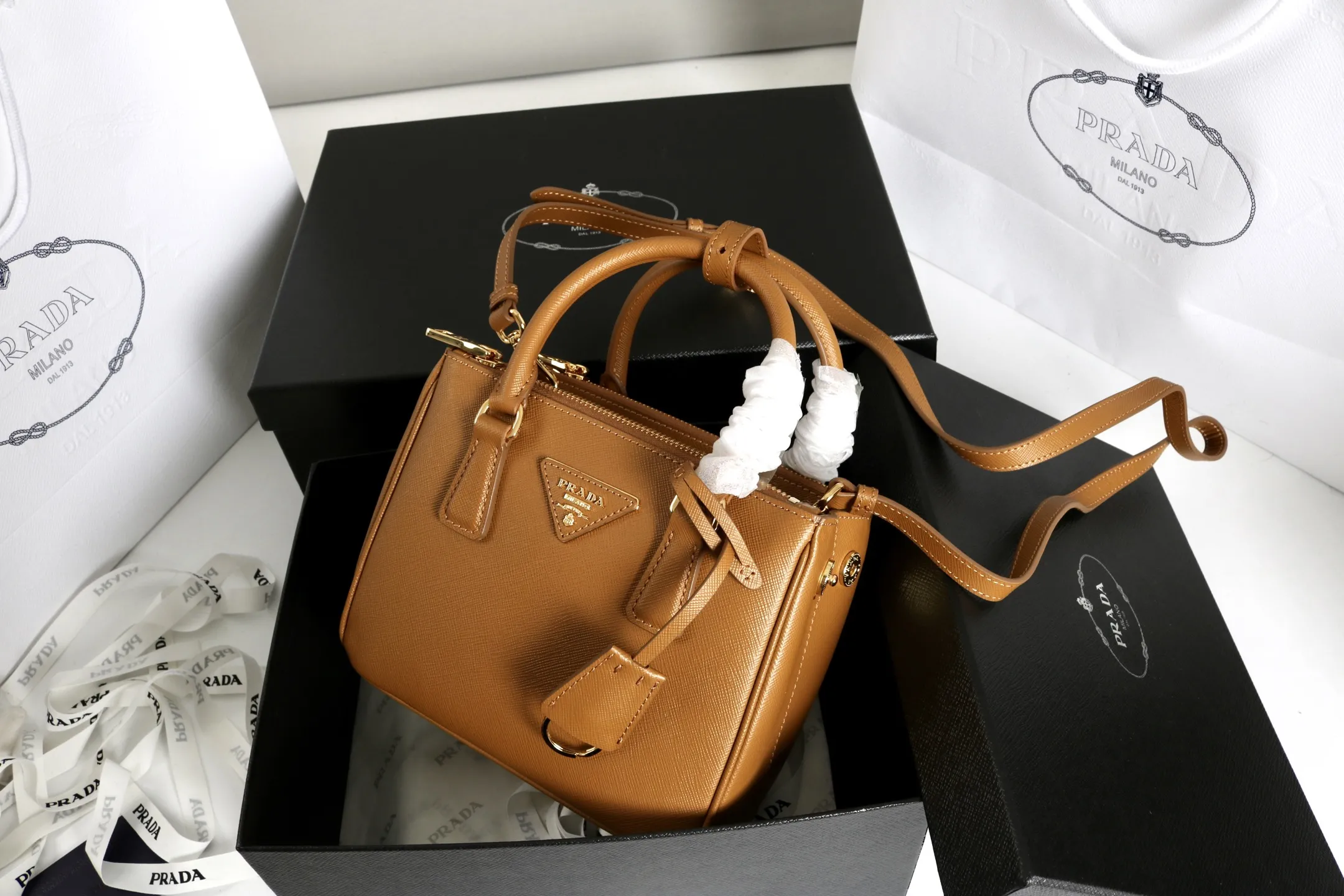 Prada Galleria mini Saffiano leather bag 1BA906 - Image 8