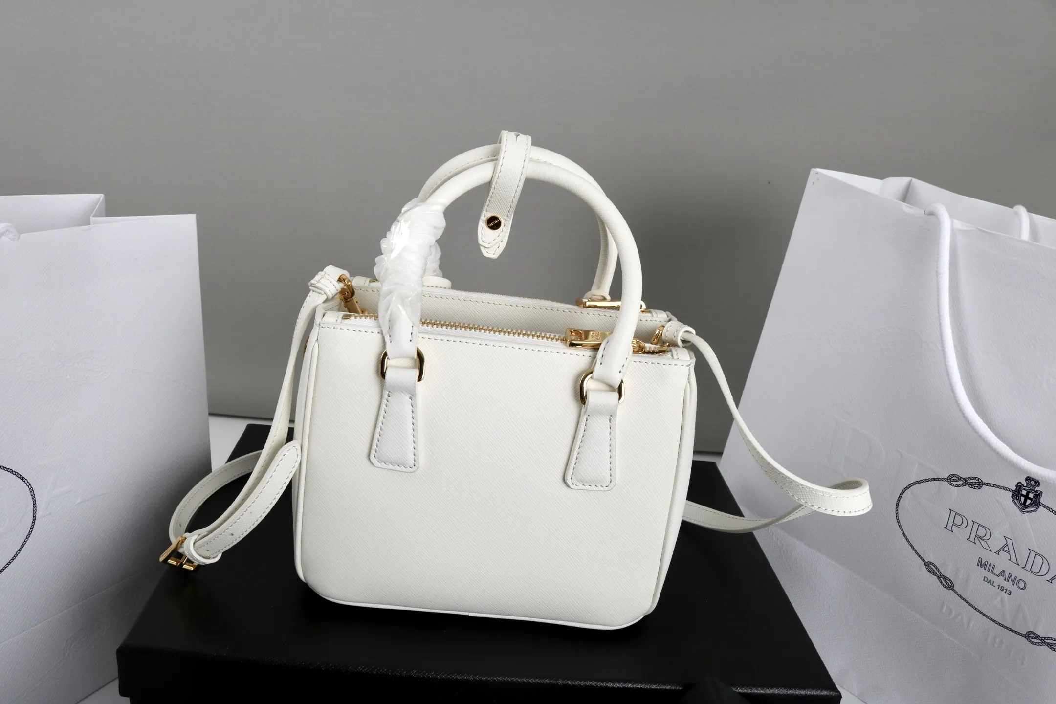 Prada Galleria mini Saffiano leather bag 1BA906 - Image 3