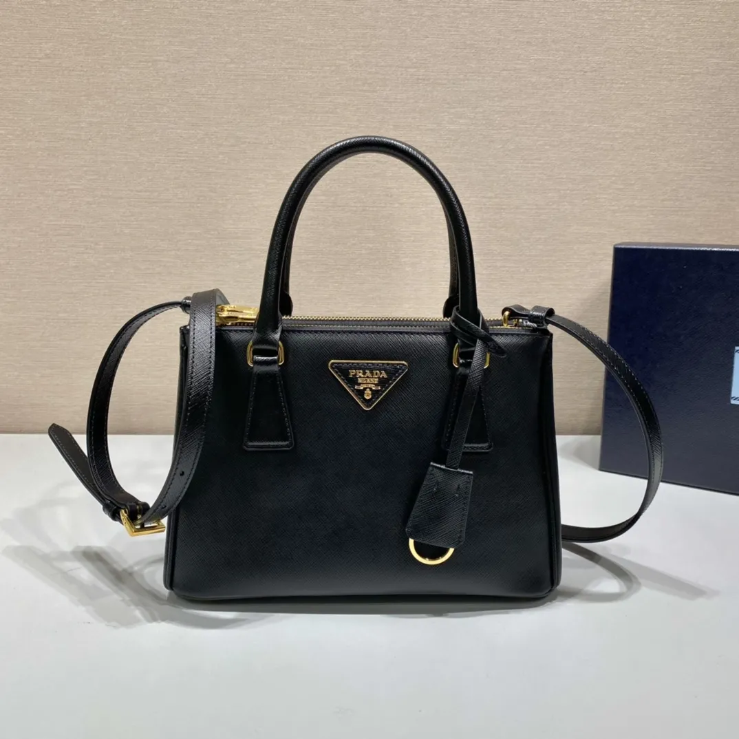 Alternative view of Prada Galleria small Saffiano leather bag 1BA896