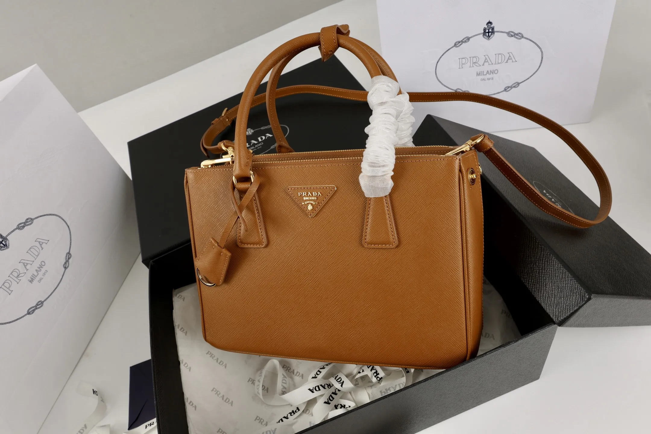 Prada Galleria medium Saffiano leather bag 1BA863 - 图片 5