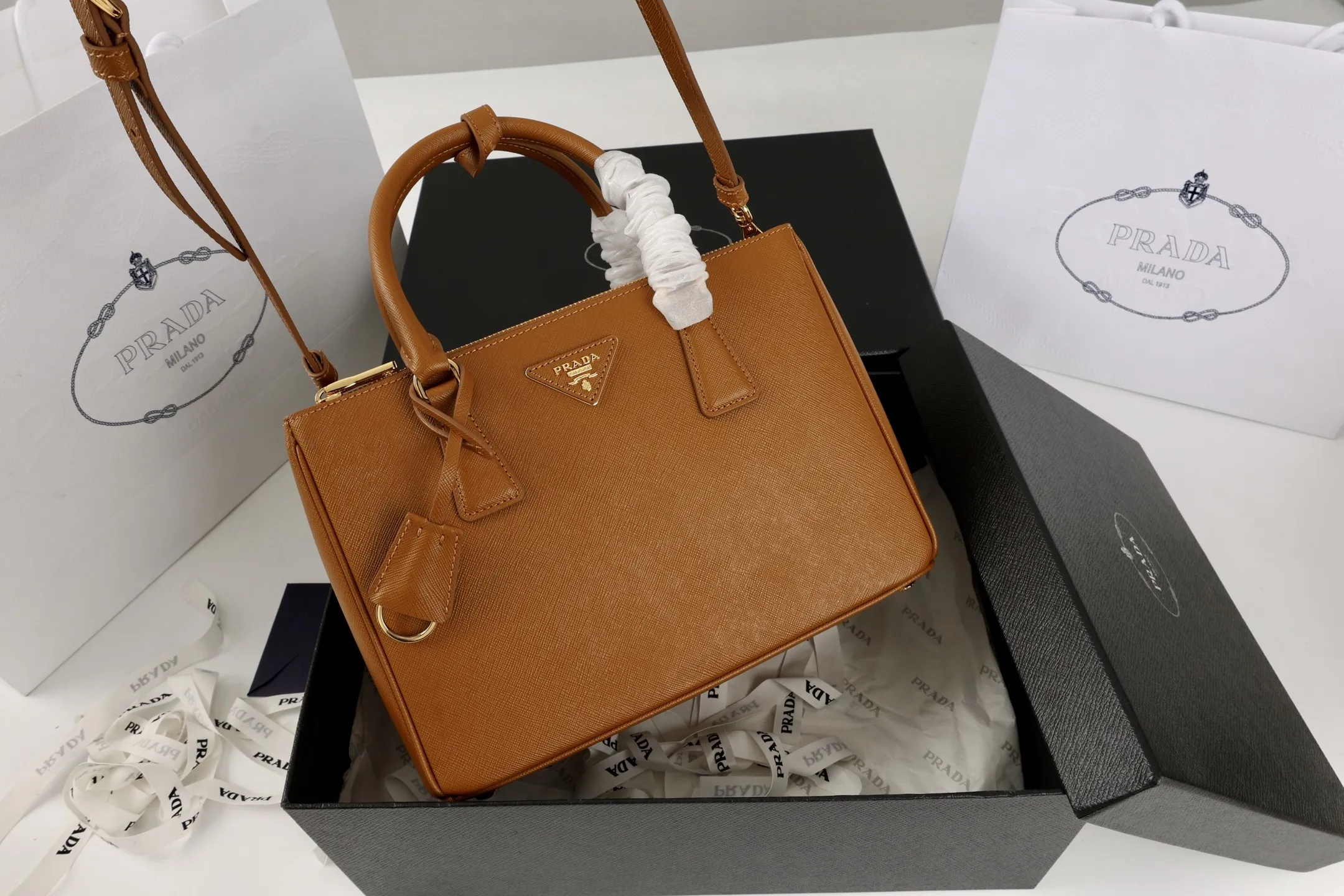 Prada Galleria medium Saffiano leather bag 1BA863 - 图片 6