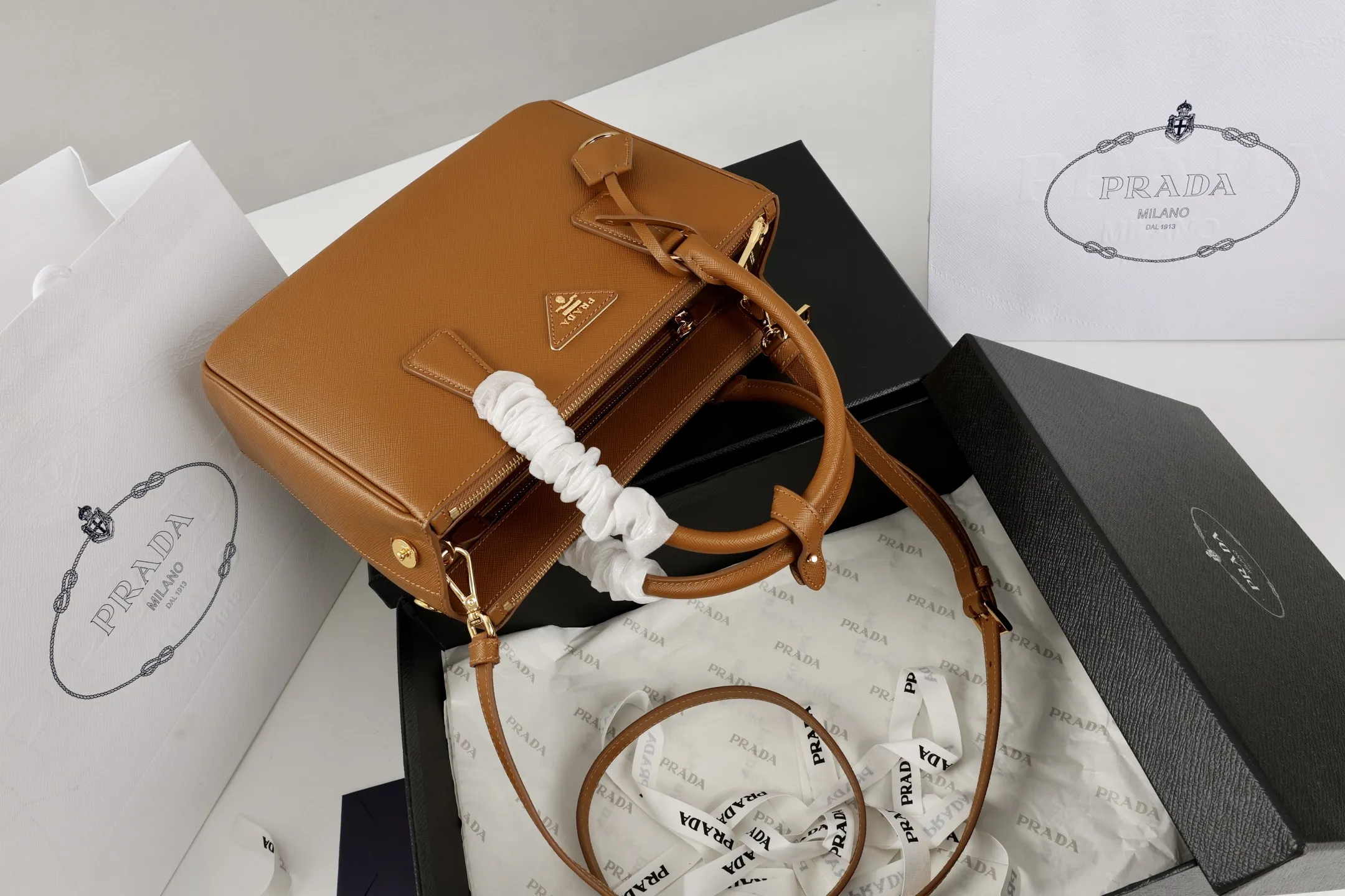 Prada Galleria medium Saffiano leather bag 1BA863 - 图片 11