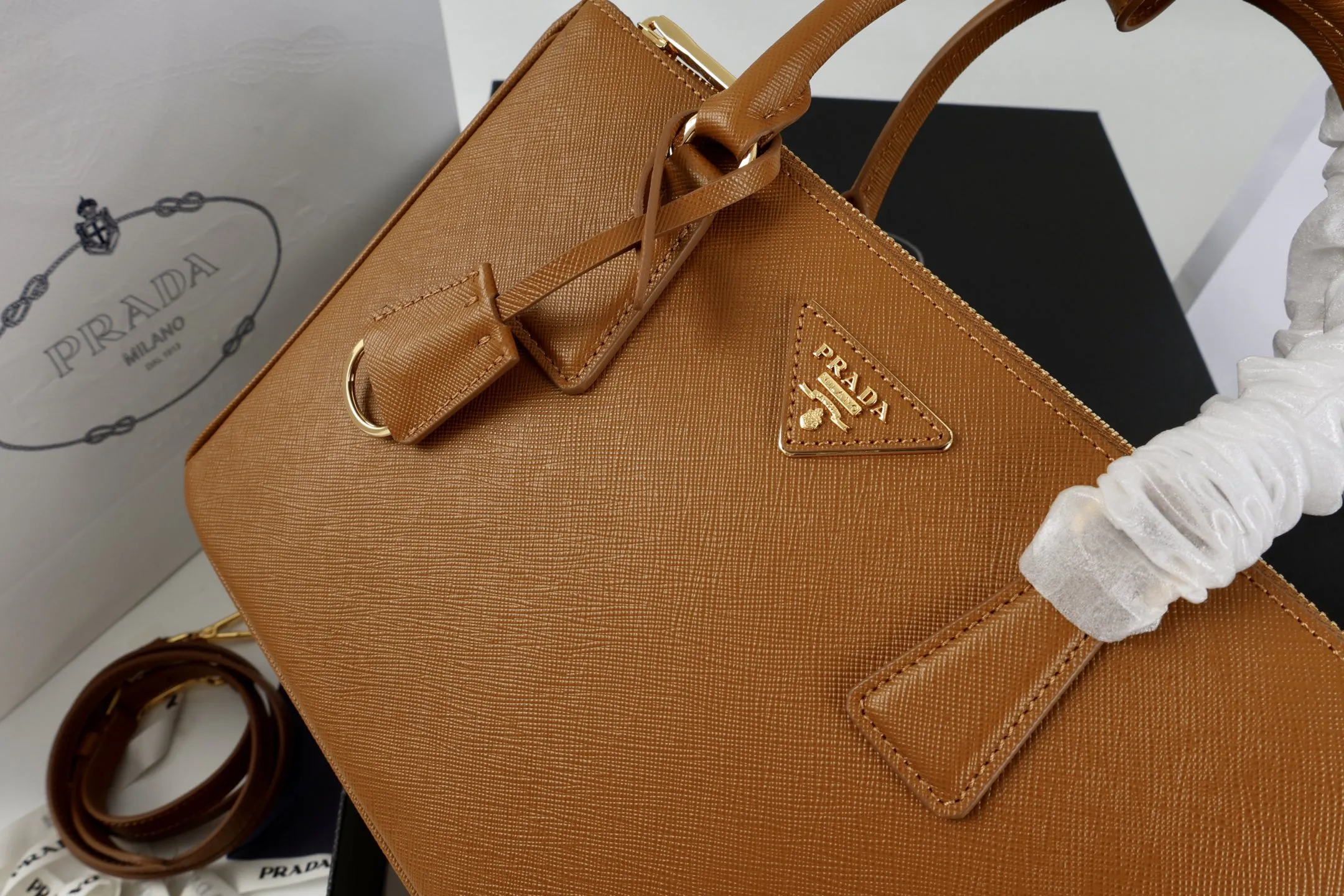 Prada Galleria medium Saffiano leather bag 1BA863 - 图片 12