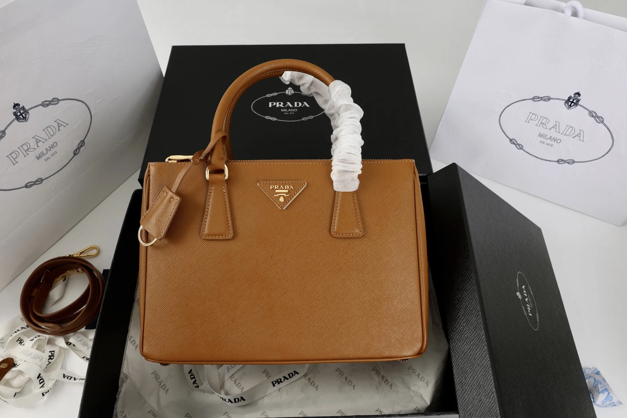 Prada Galleria medium Saffiano leather bag 1BA863 - 图片 16