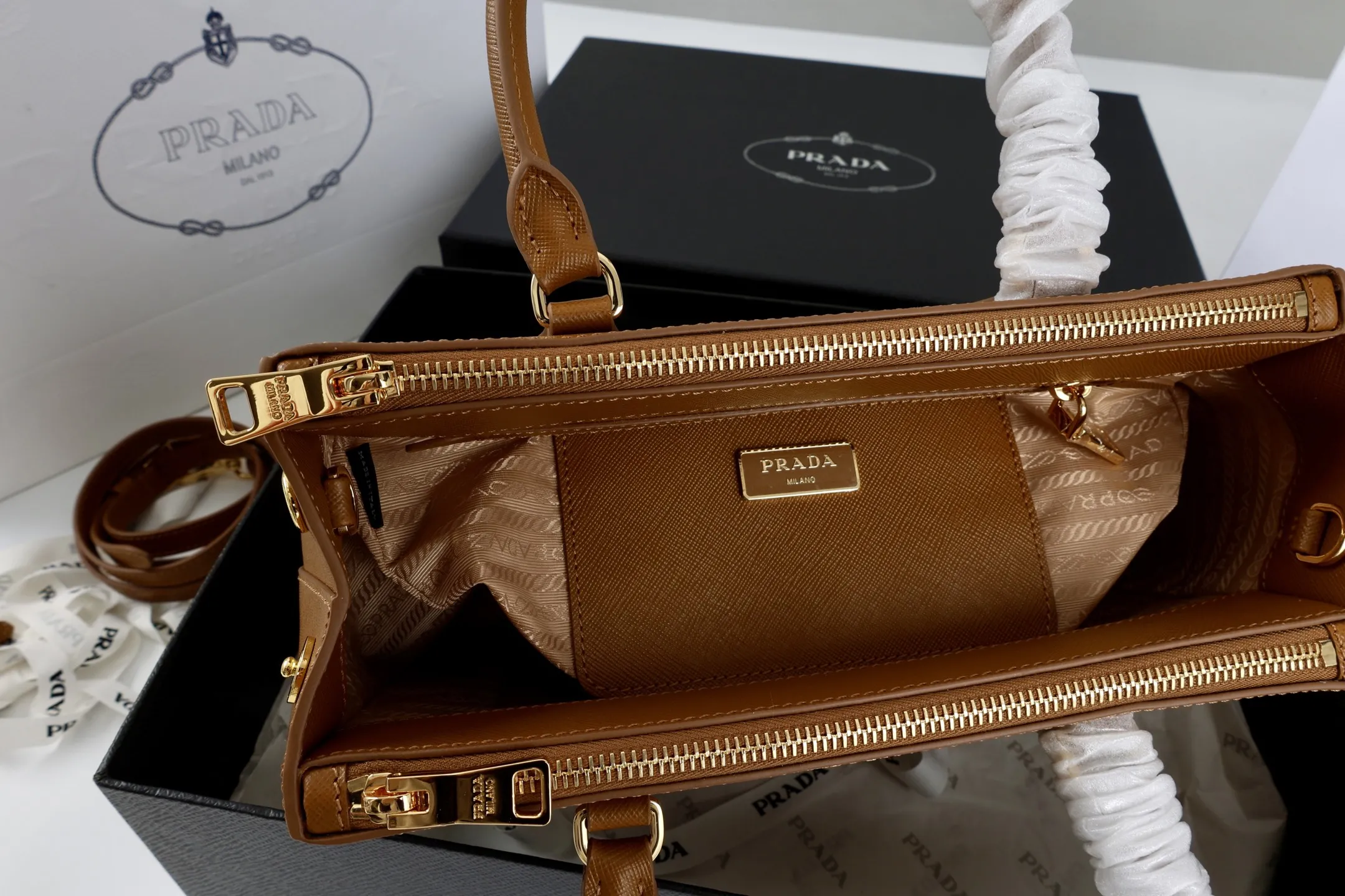 Prada Galleria medium Saffiano leather bag 1BA863 - 图片 17