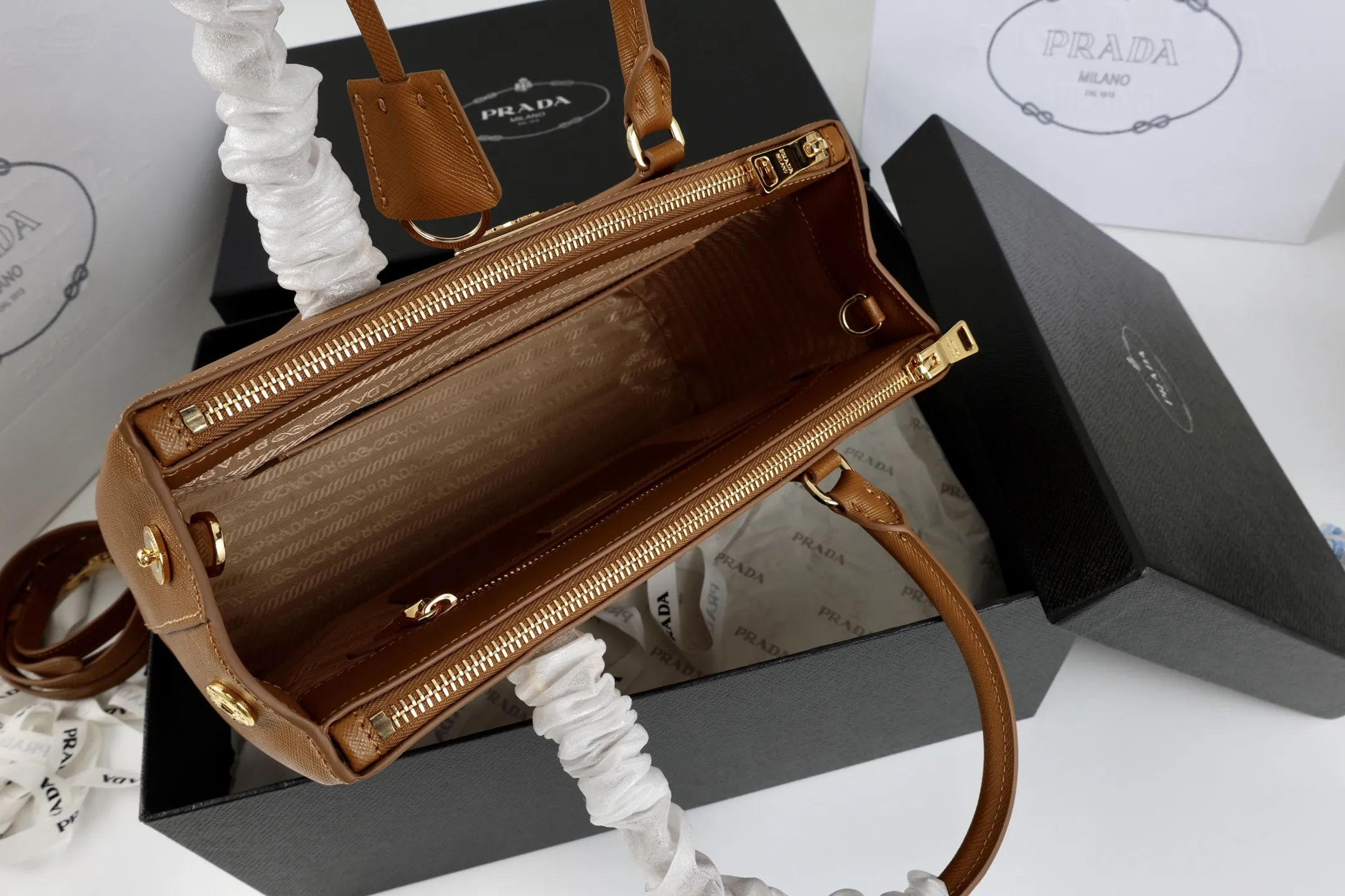 Prada Galleria medium Saffiano leather bag 1BA863 - 图片 18