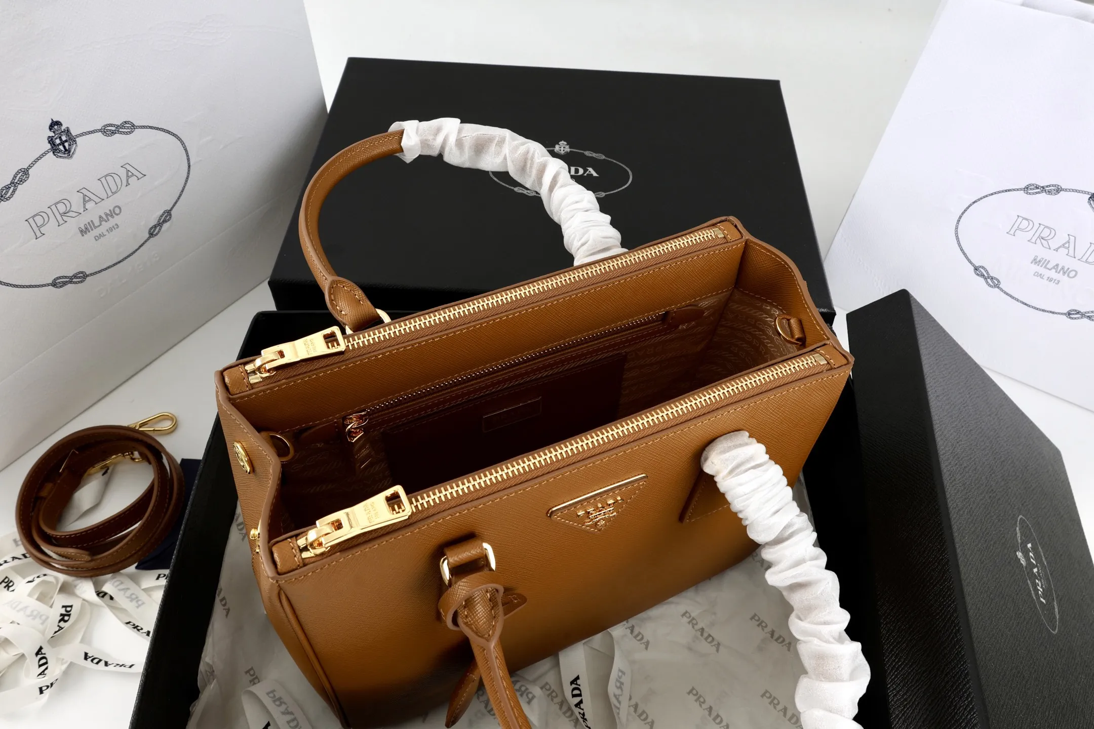 Prada Galleria medium Saffiano leather bag 1BA863 - 图片 19